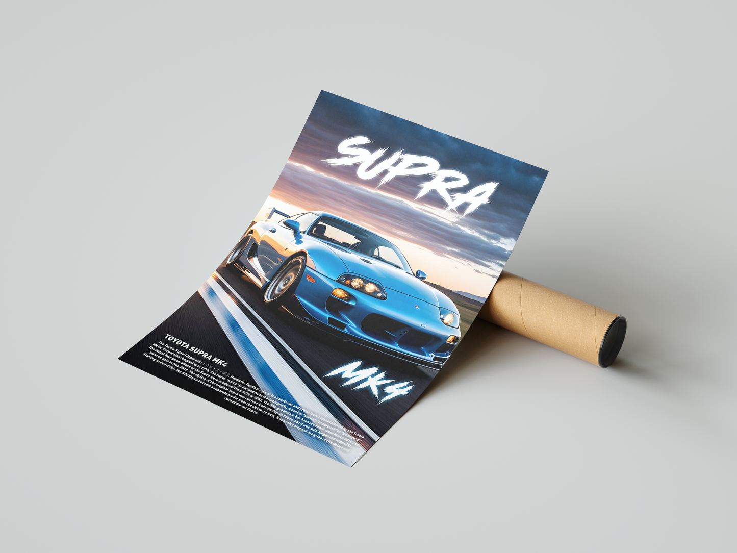 Toyota Supra Mk4 Concept Poster