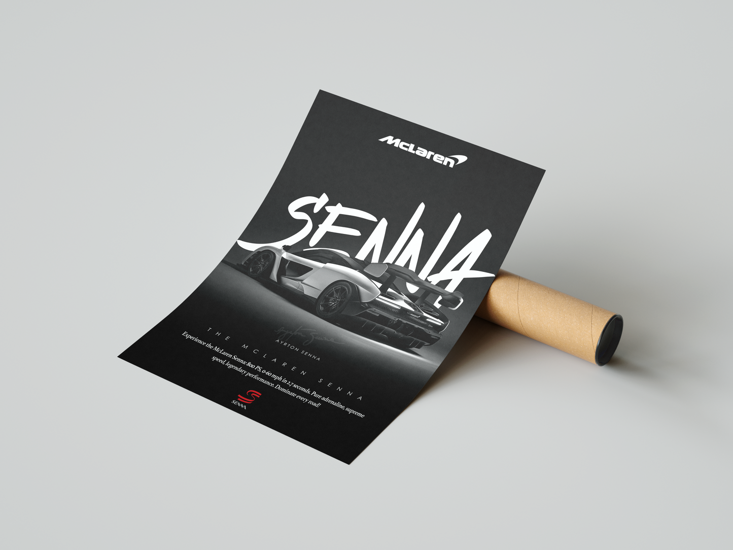 McLaren Senna Concept Poster