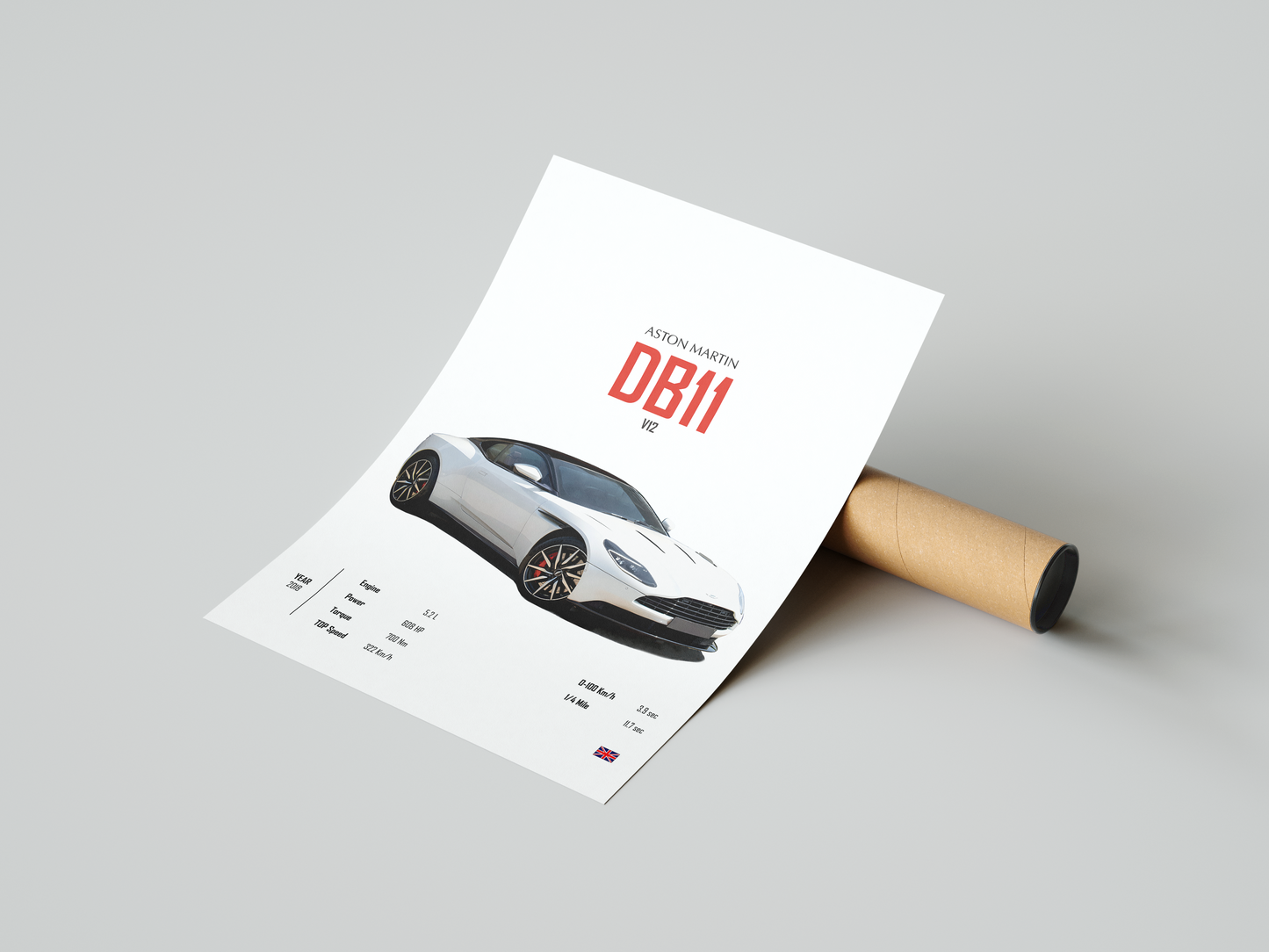 Aston Martin DB11 'CORE' Poster