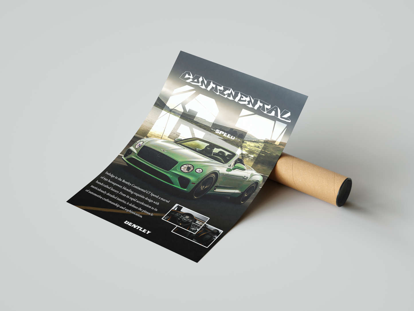 Bentley GT Continental Details Poster