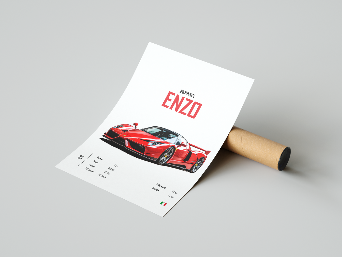 Ferrari Enzo 'CORE' Poster