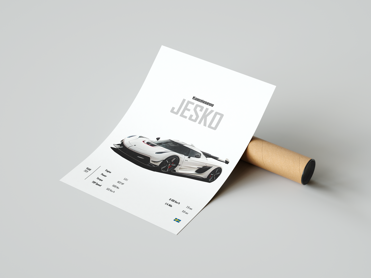 Koenigsegg Jesko 'CORE' Poster