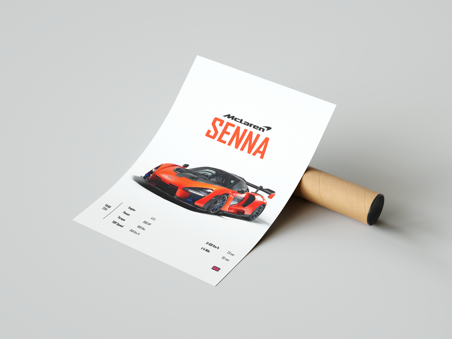 McLaren Senna 'CORE' Poster