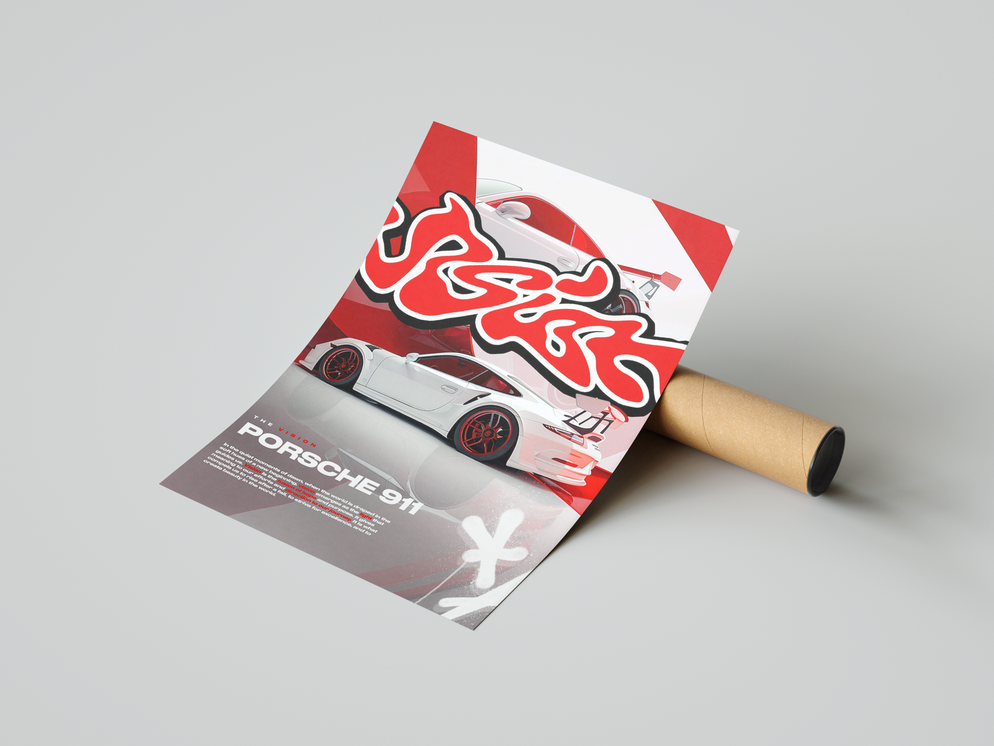 Porsche 911 Concept Poster