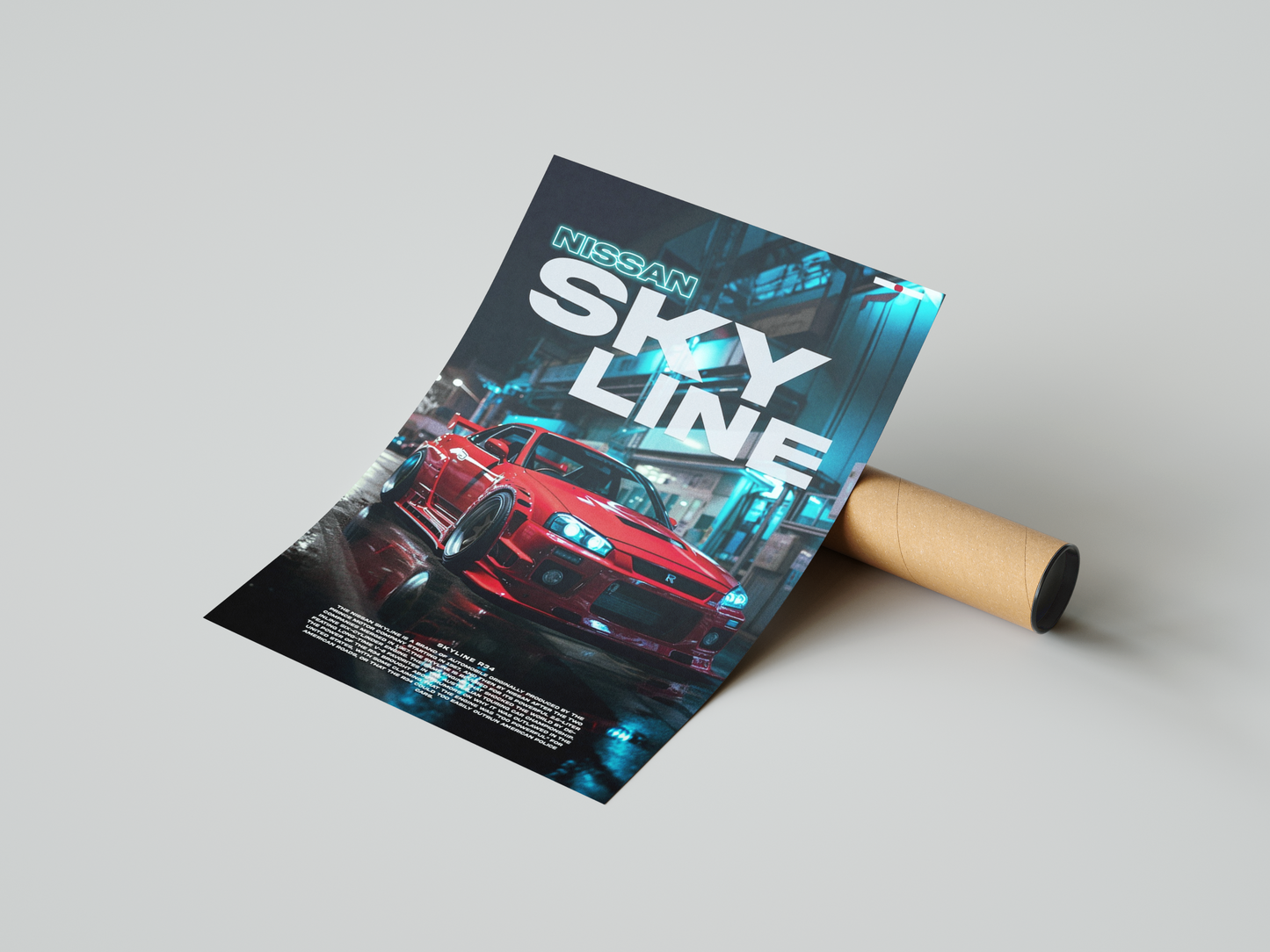 Nissan Skyline R34 Concept Poster