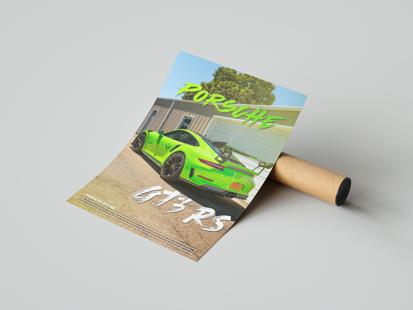Porsche GT3 RS Concept Poster