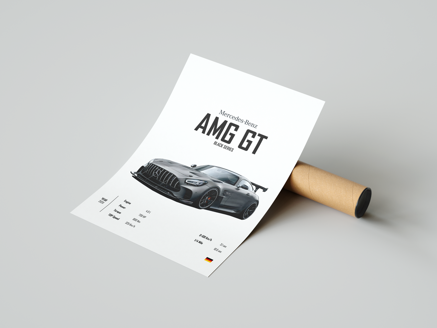 Mercedes Benz AMG GT 'CORE' Poster