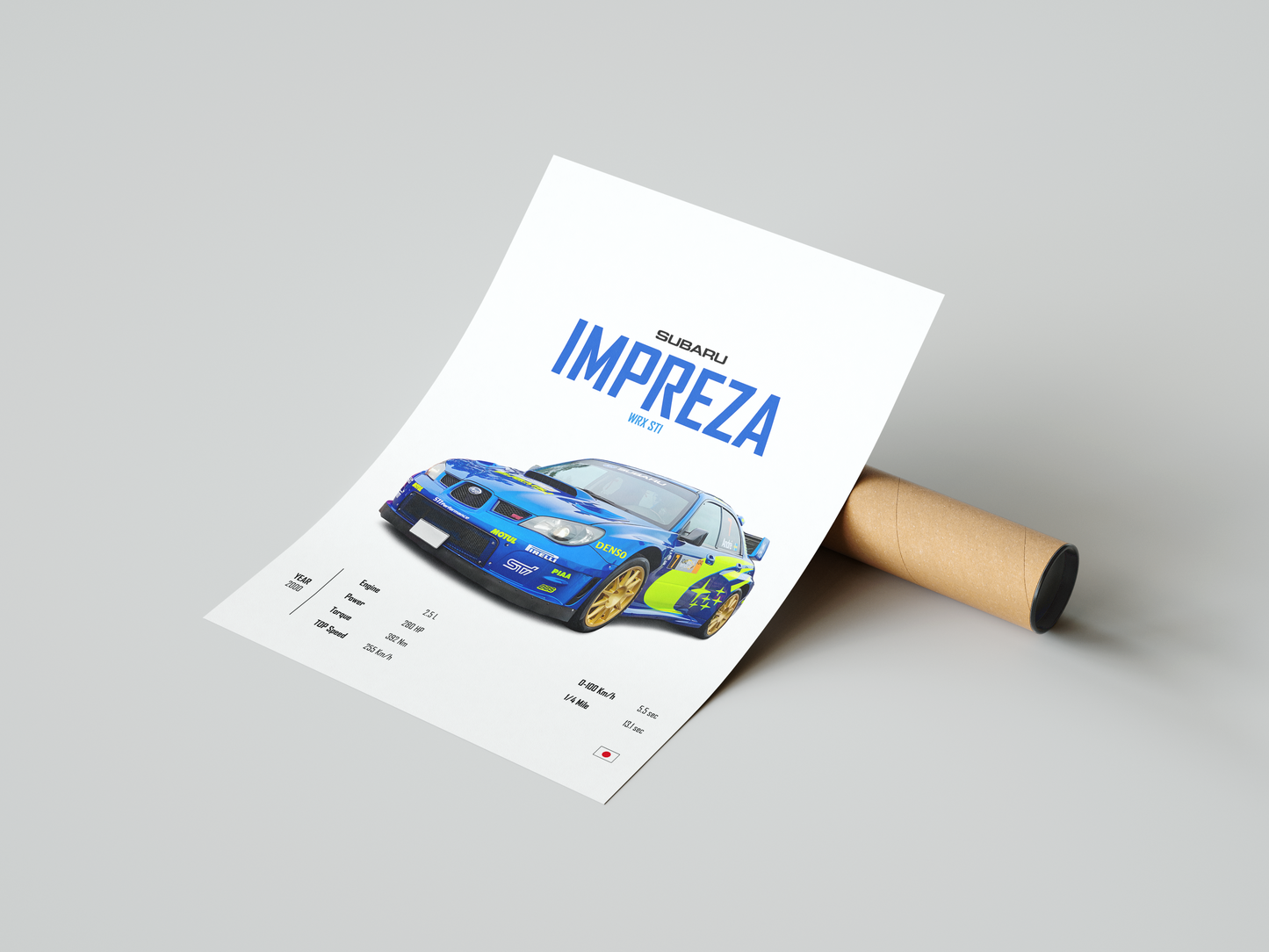 Subaru Impreza 'CORE' Poster