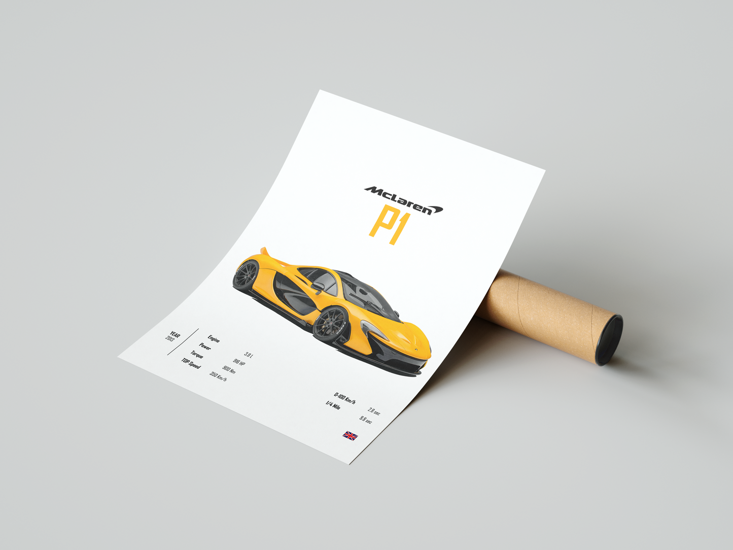 McLaren P1 'CORE' Poster