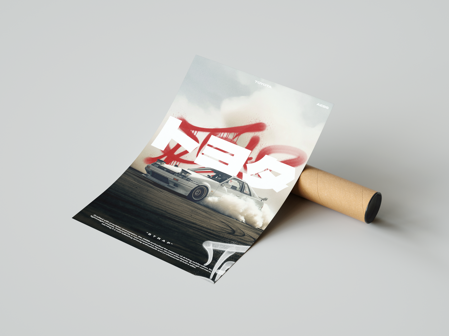Toyota AE86 Concept Poster