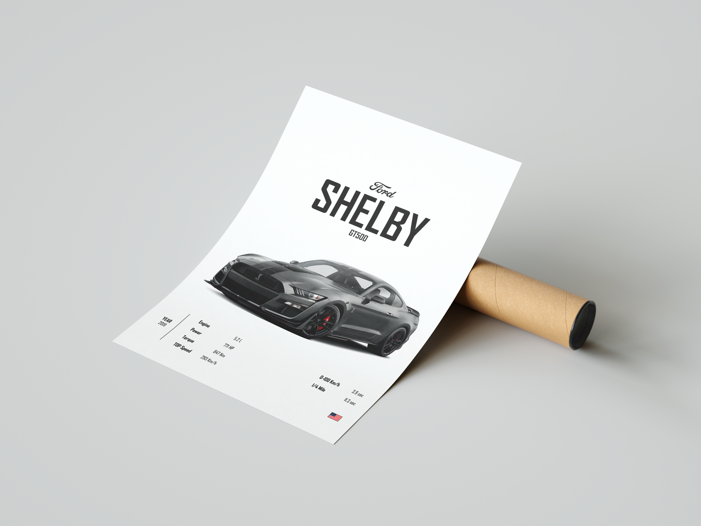 Ford Shelby GT500 'CORE' Poster