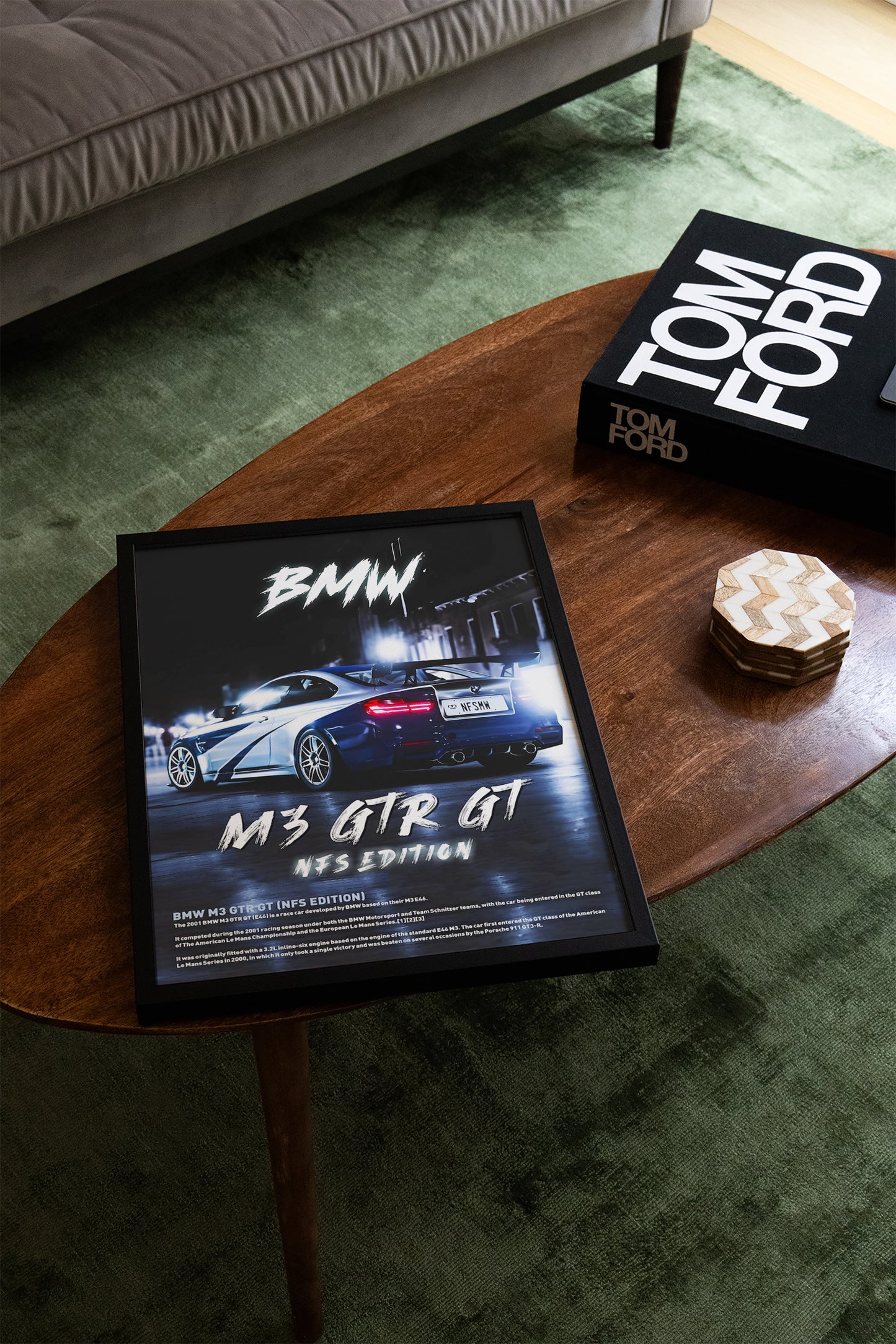 BMW M3 GTR Concept Poster