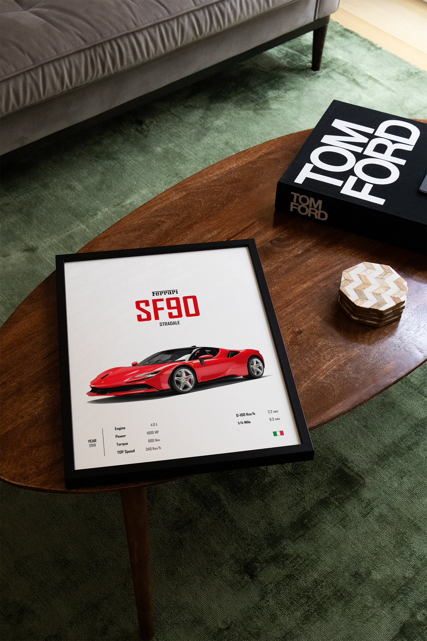 Ferrari SF90 Stradale 'CORE' Poster