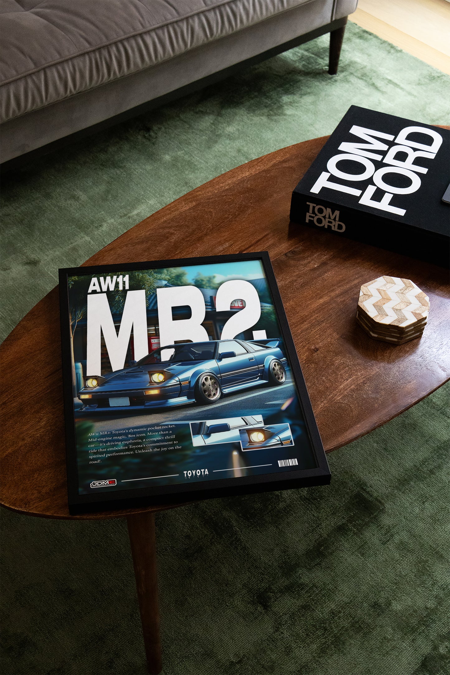 Toyota AW11 MR2 Details Poster