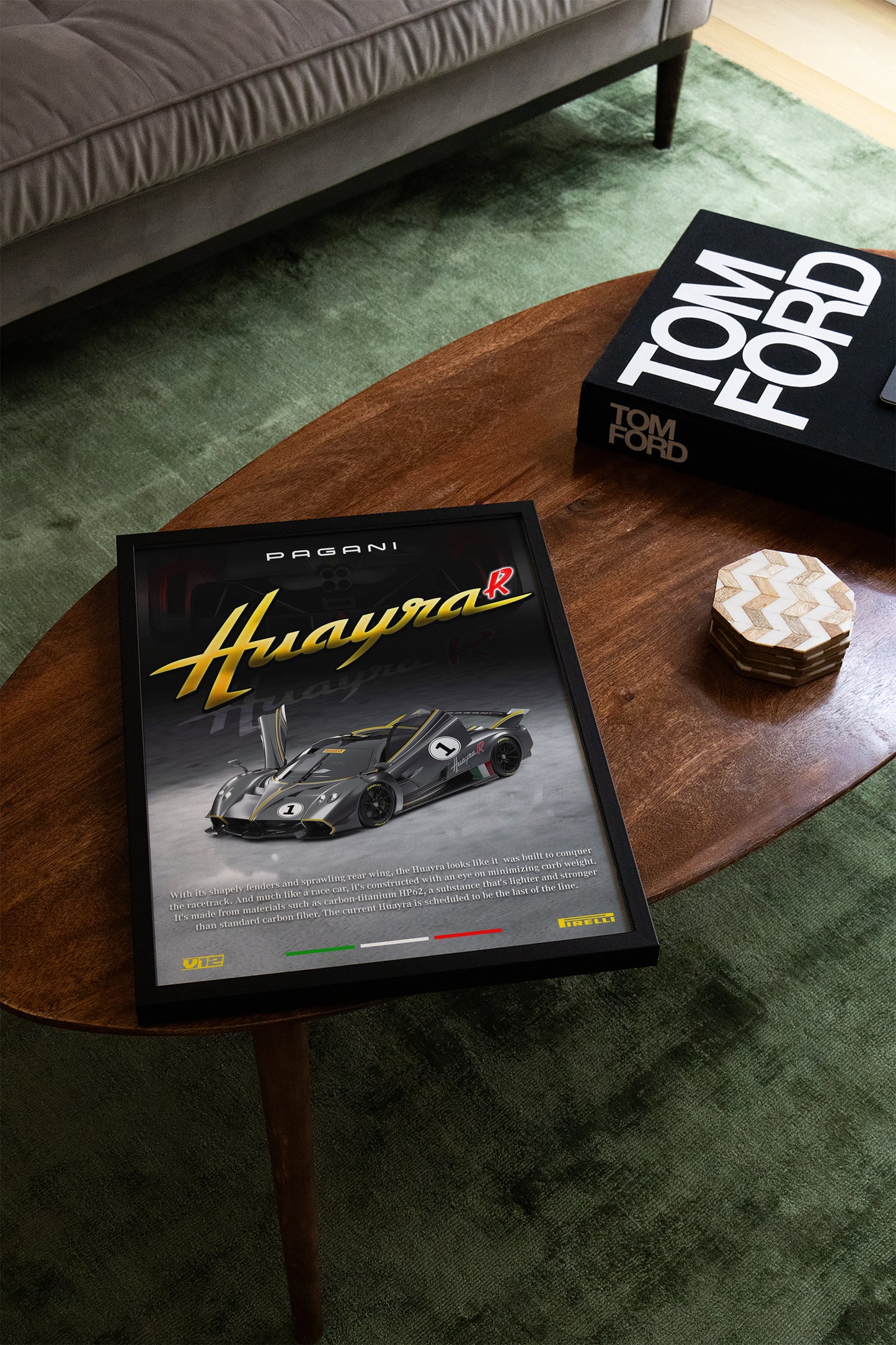 Pagani Huayra Concept Poster