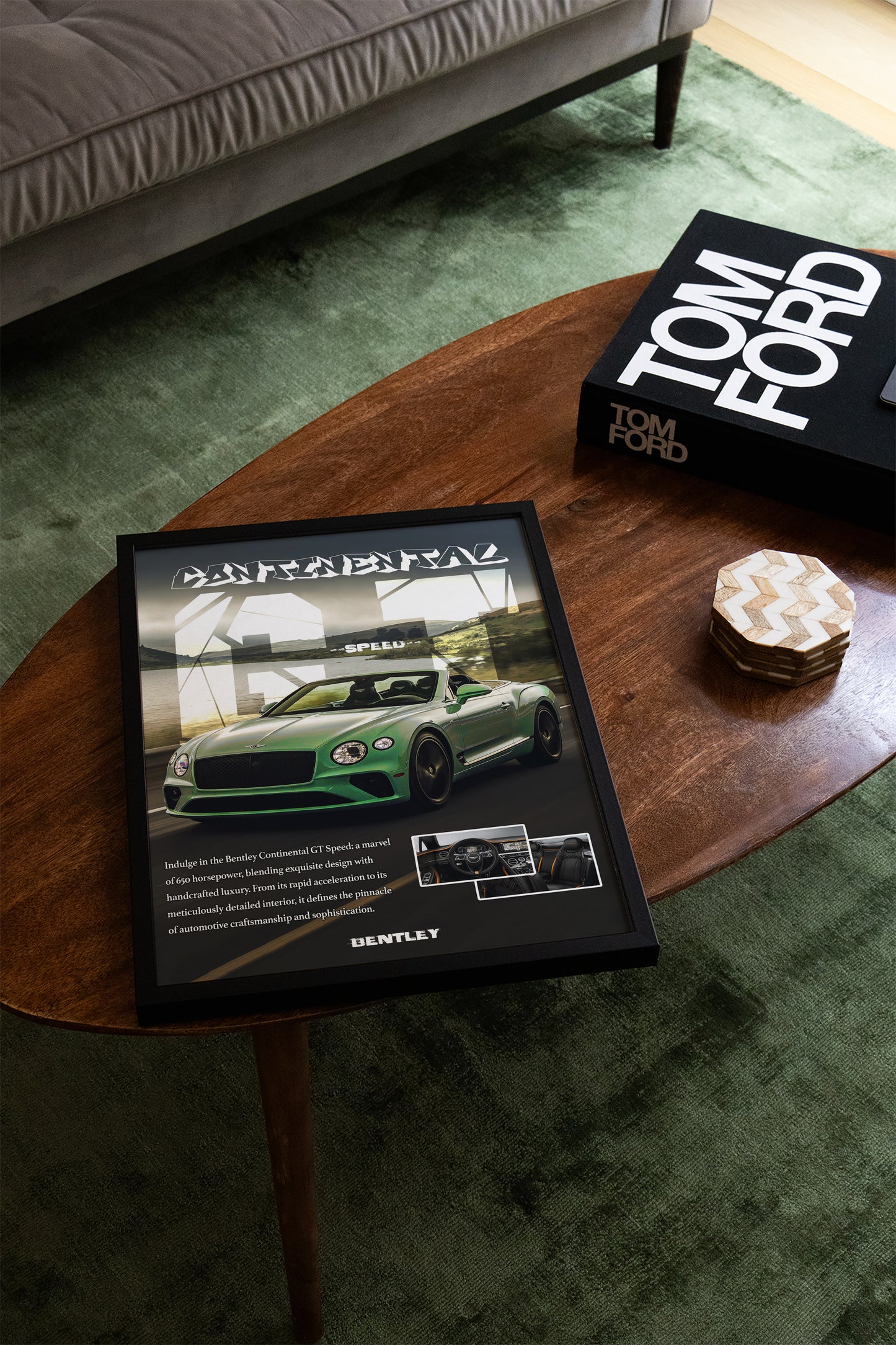 Bentley GT Continental Details Poster