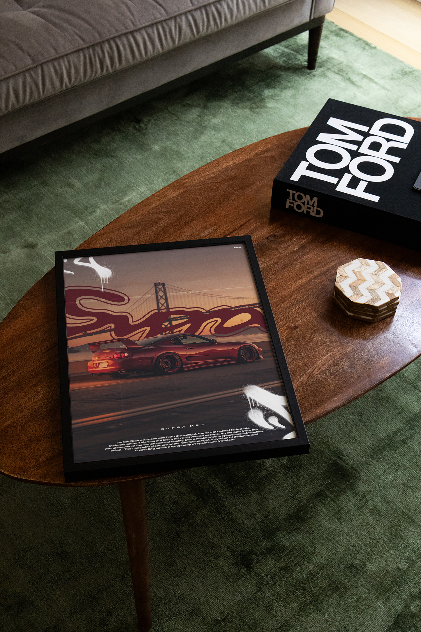 Toyota Supra Mk4 Concept Poster