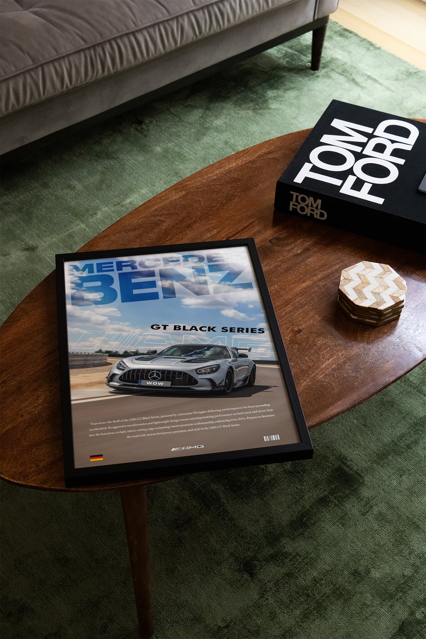 Mercedes AMG GT Concept Poster