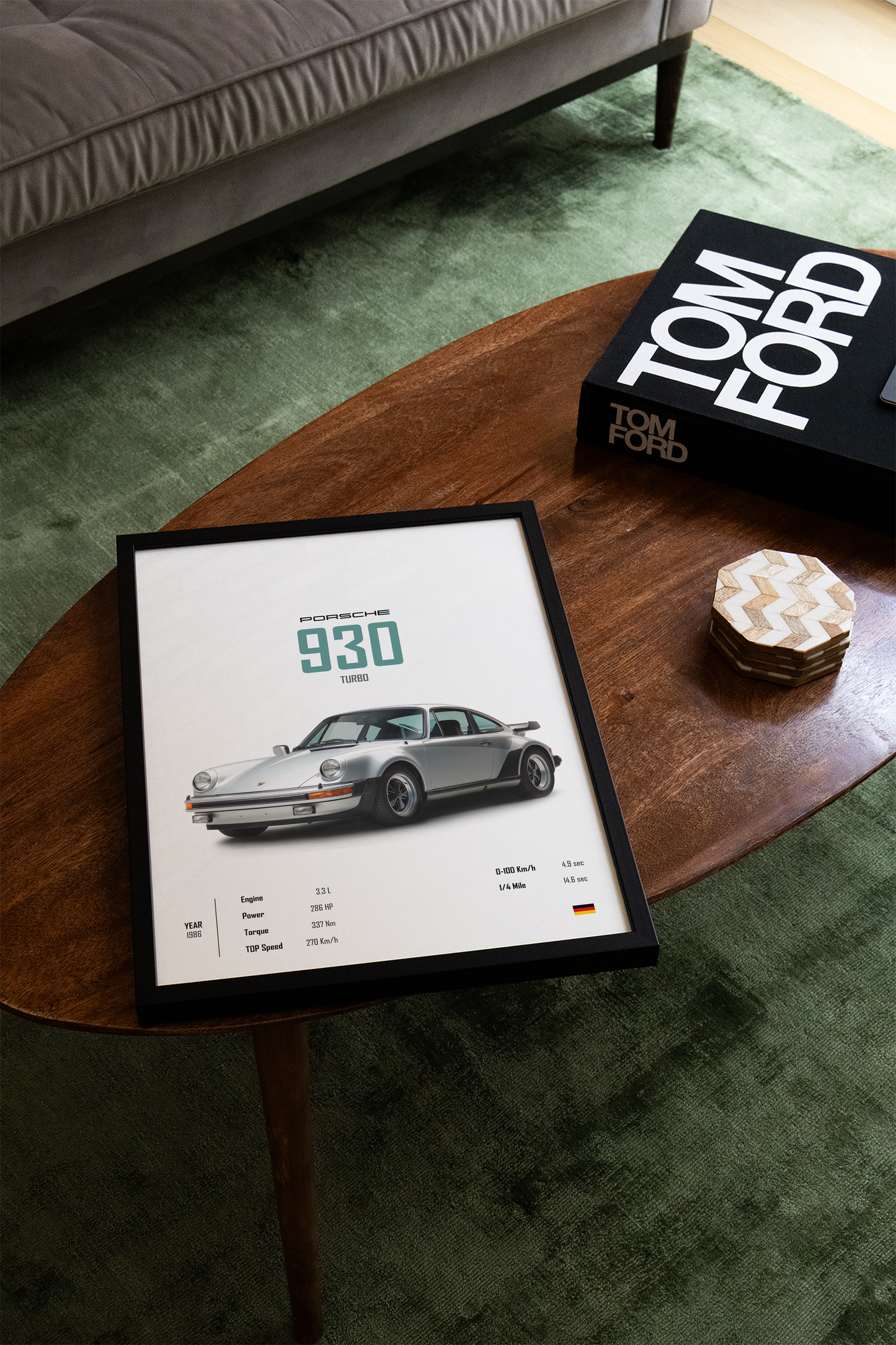 Porsche 930 Turbo 'CORE' Poster
