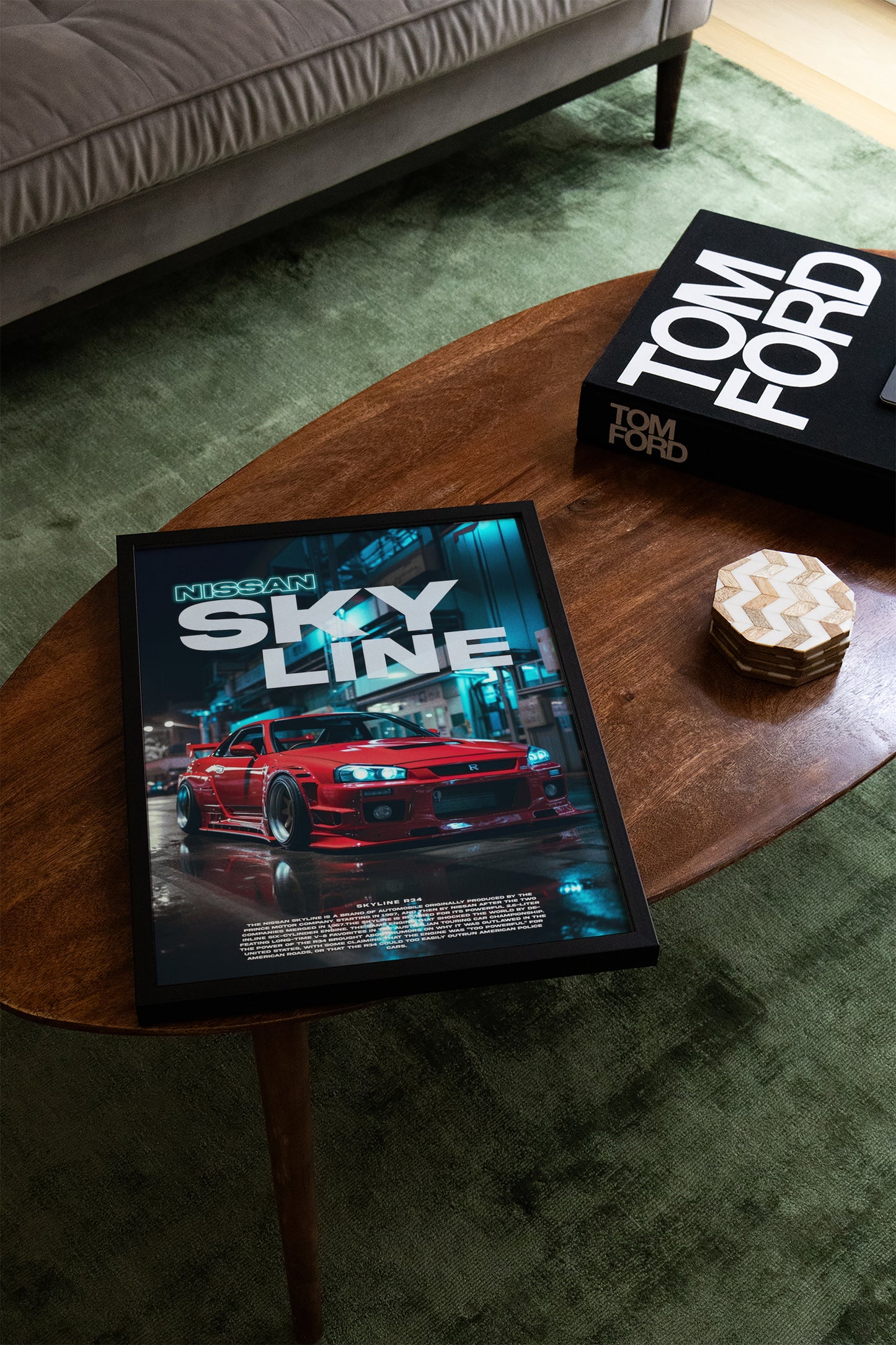 Nissan Skyline R34 Concept Poster