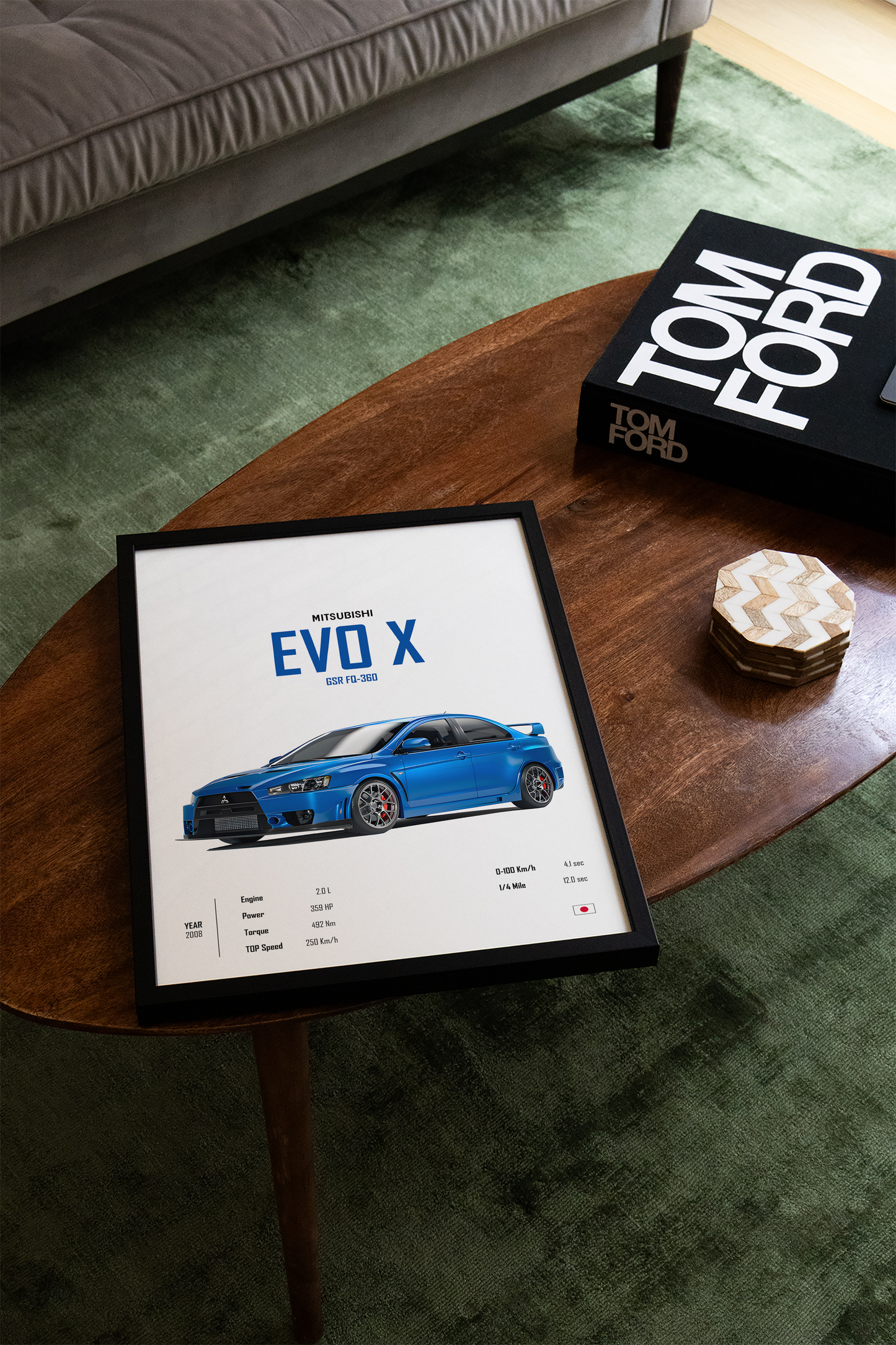 Mitsubishi EVO X 'CORE' Poster
