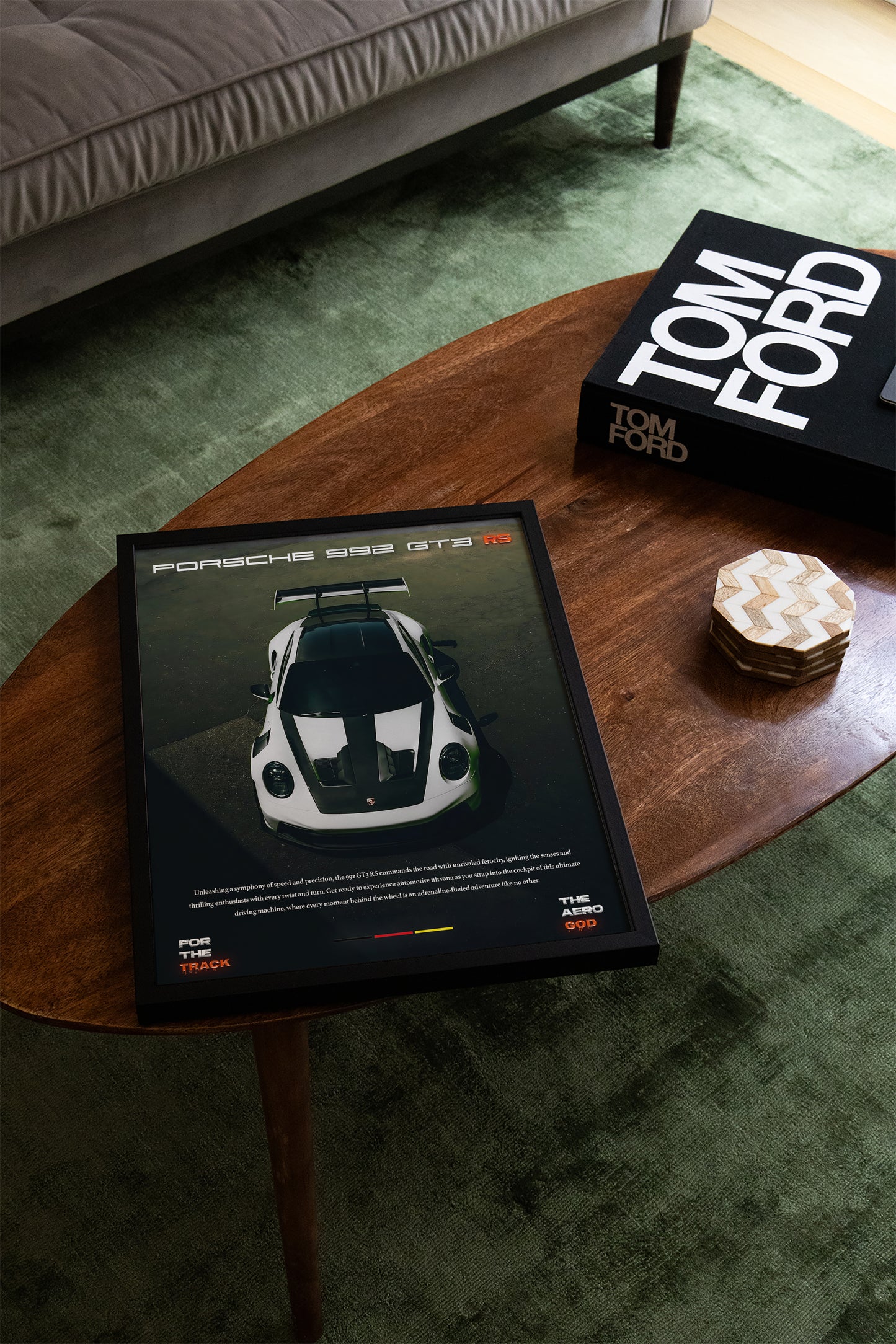 Porsche 992 GT3 RS Concept Poster