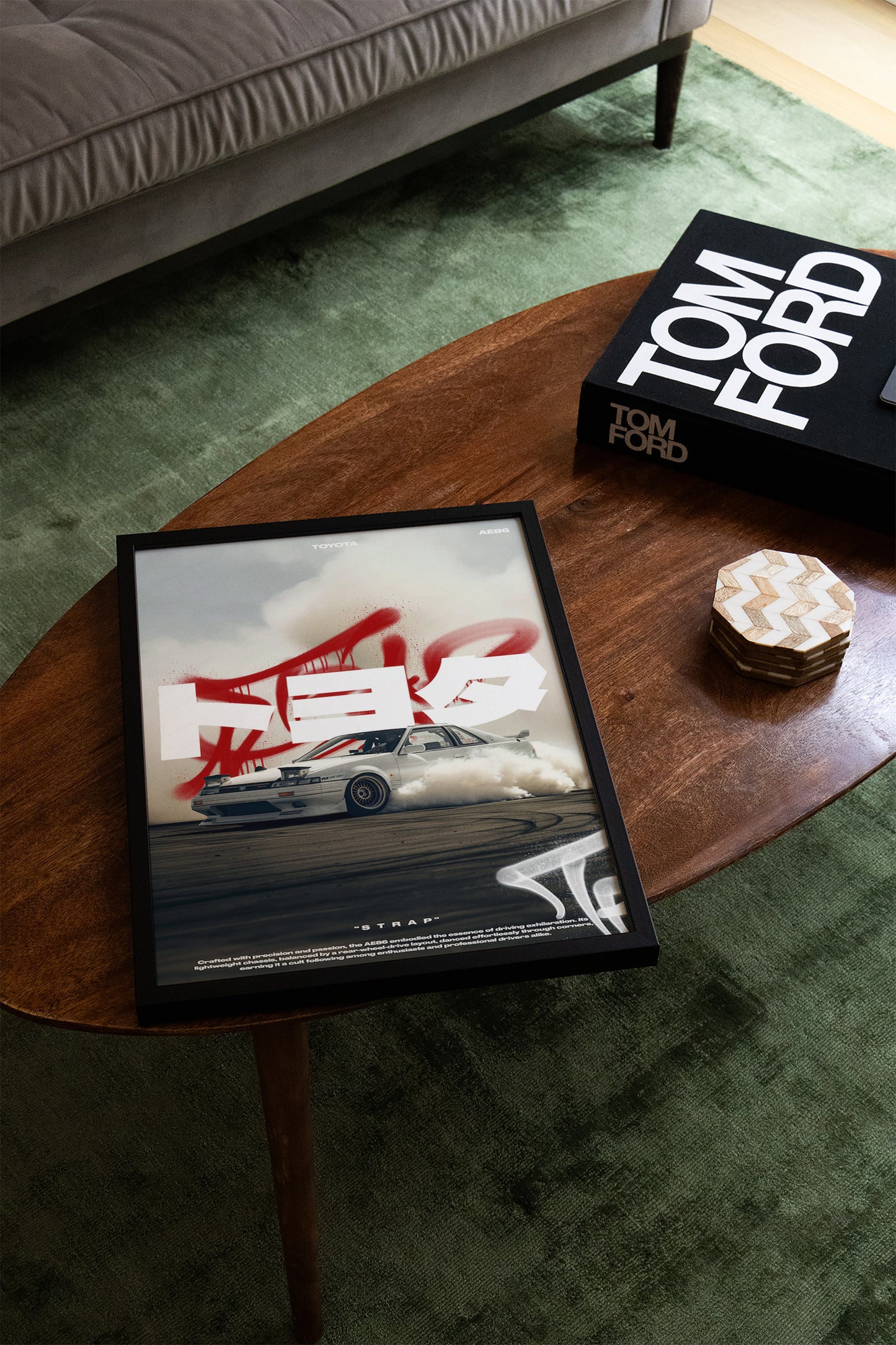 Toyota AE86 Concept Poster