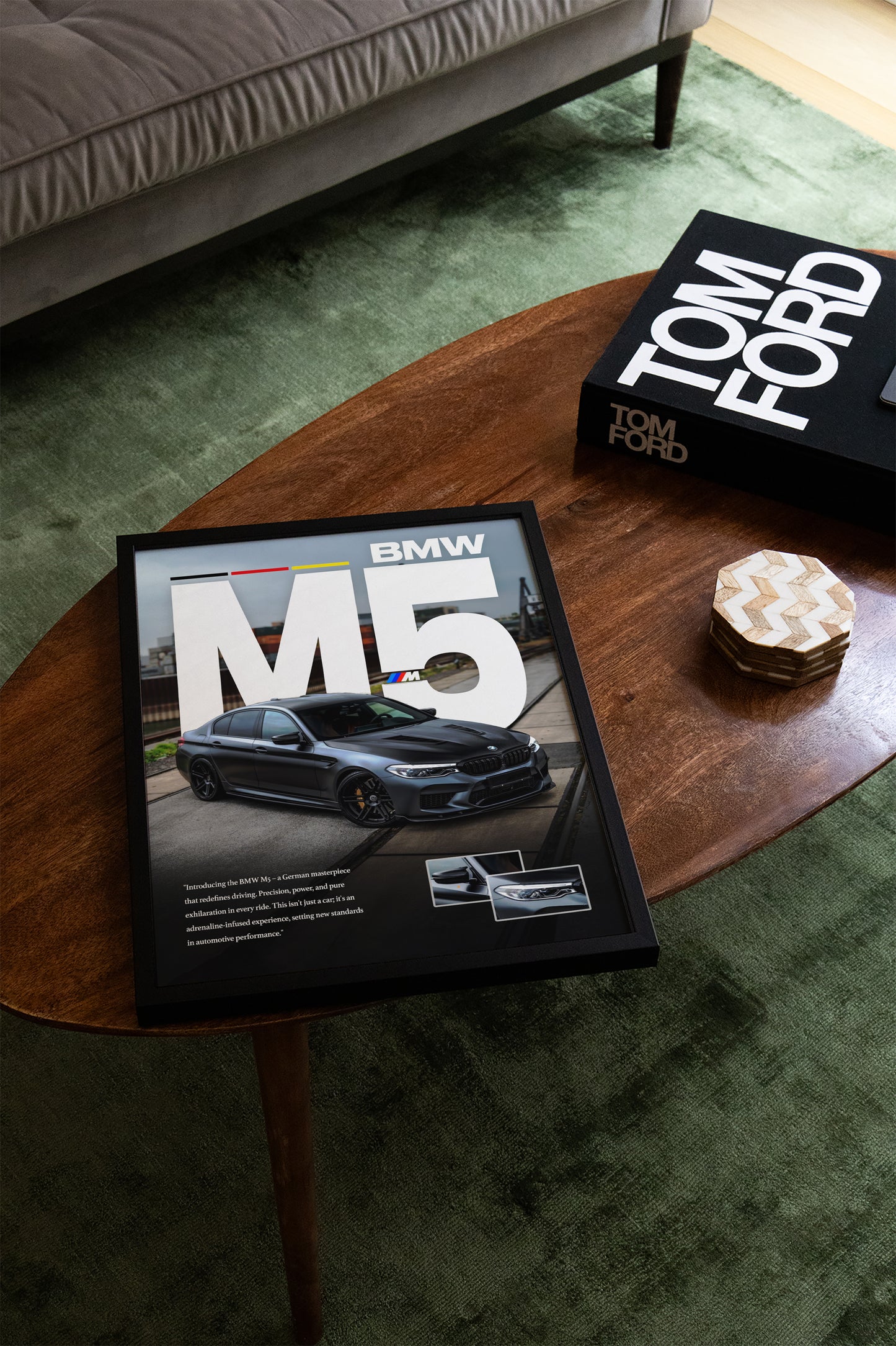BMW M5 Details Poster