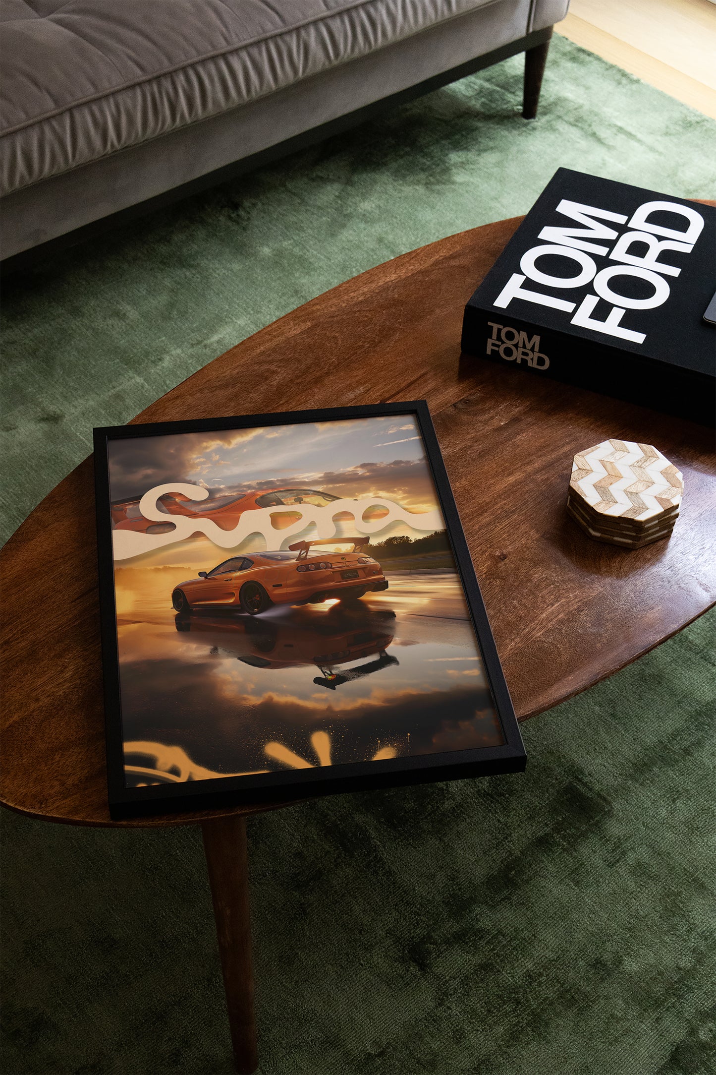 Toyota Supra Mk4 Concept Poster