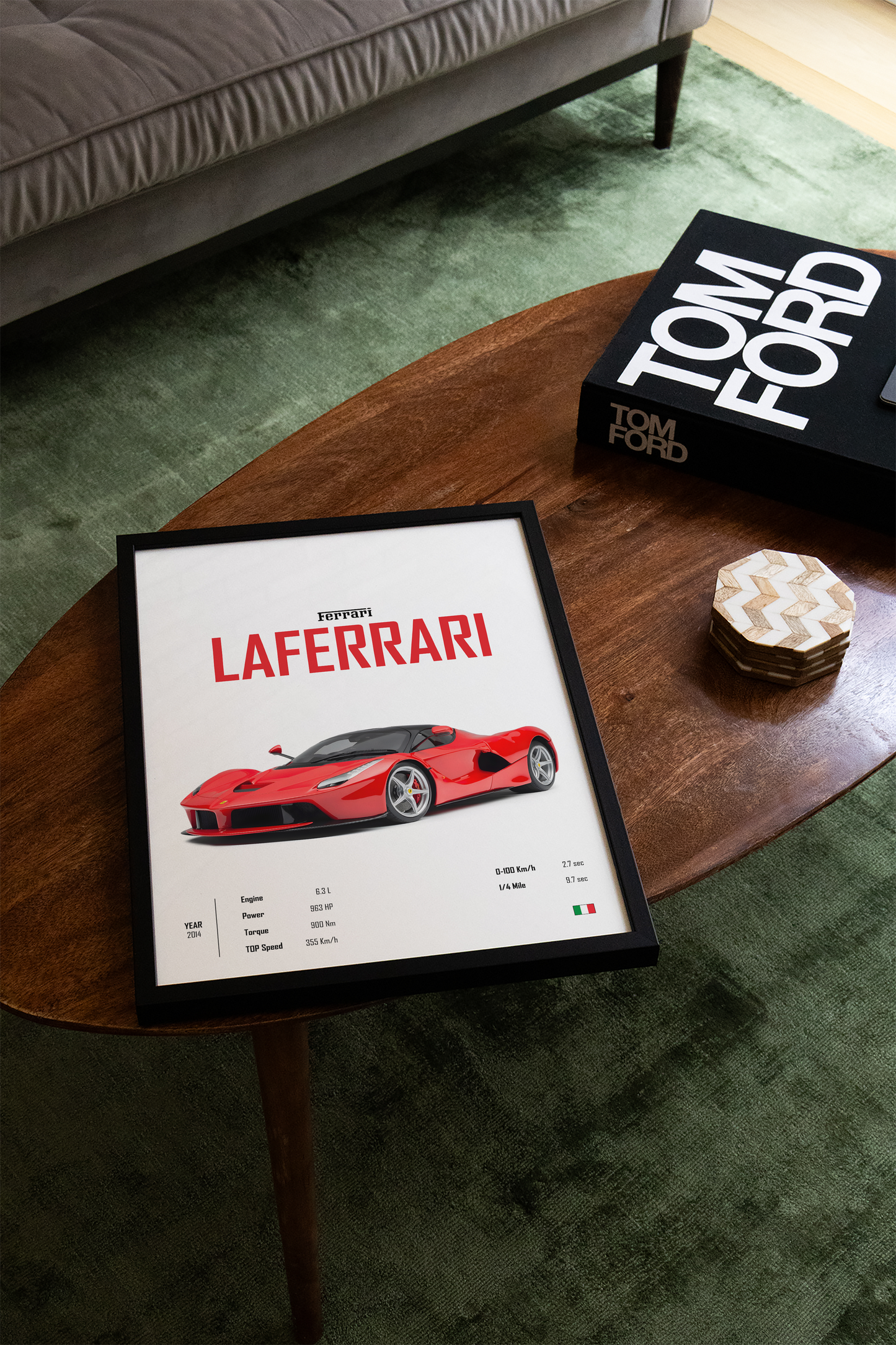 Ferrari LaFerrari 'CORE' Poster