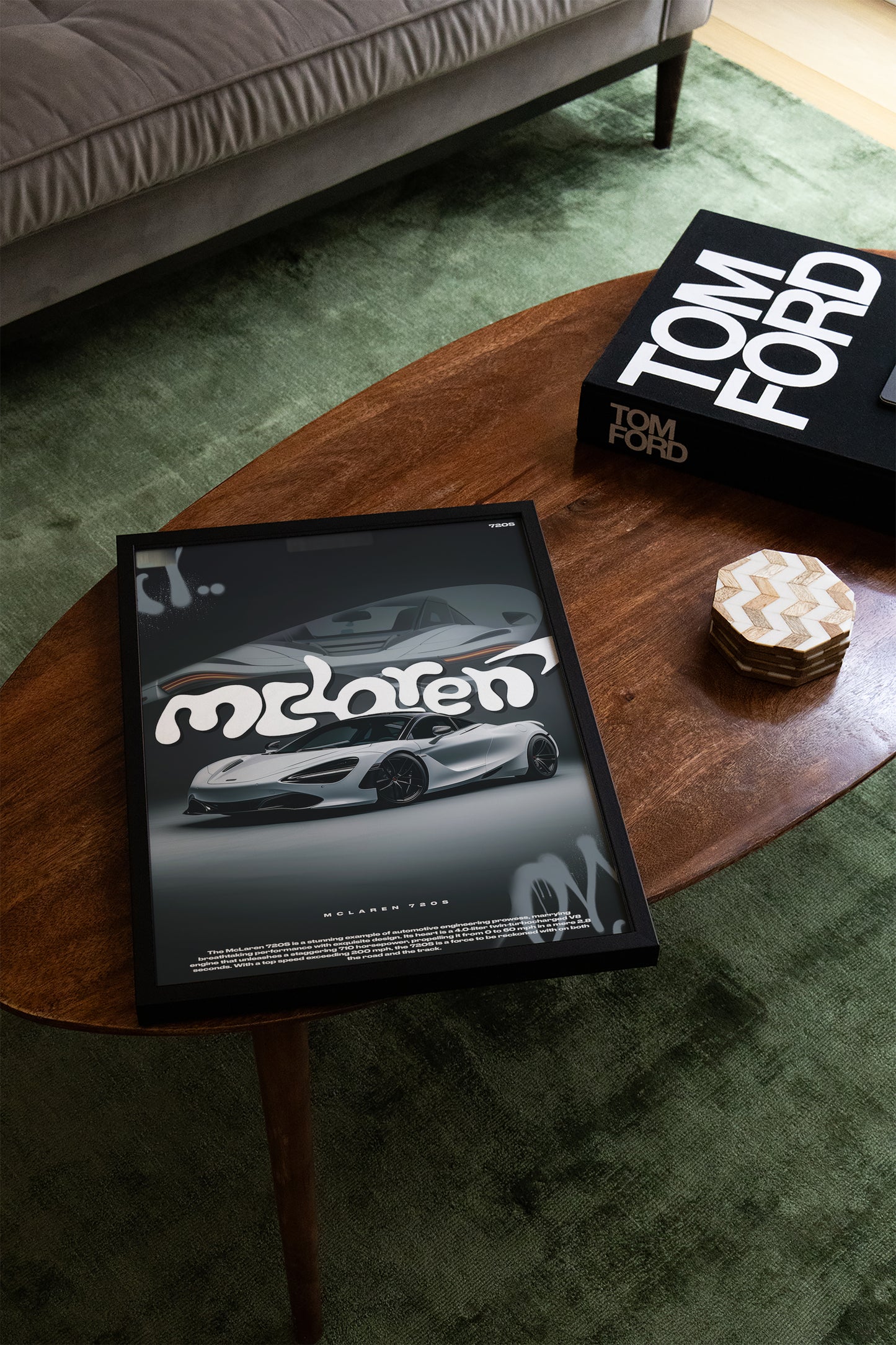 McLaren 720S Concept Poster