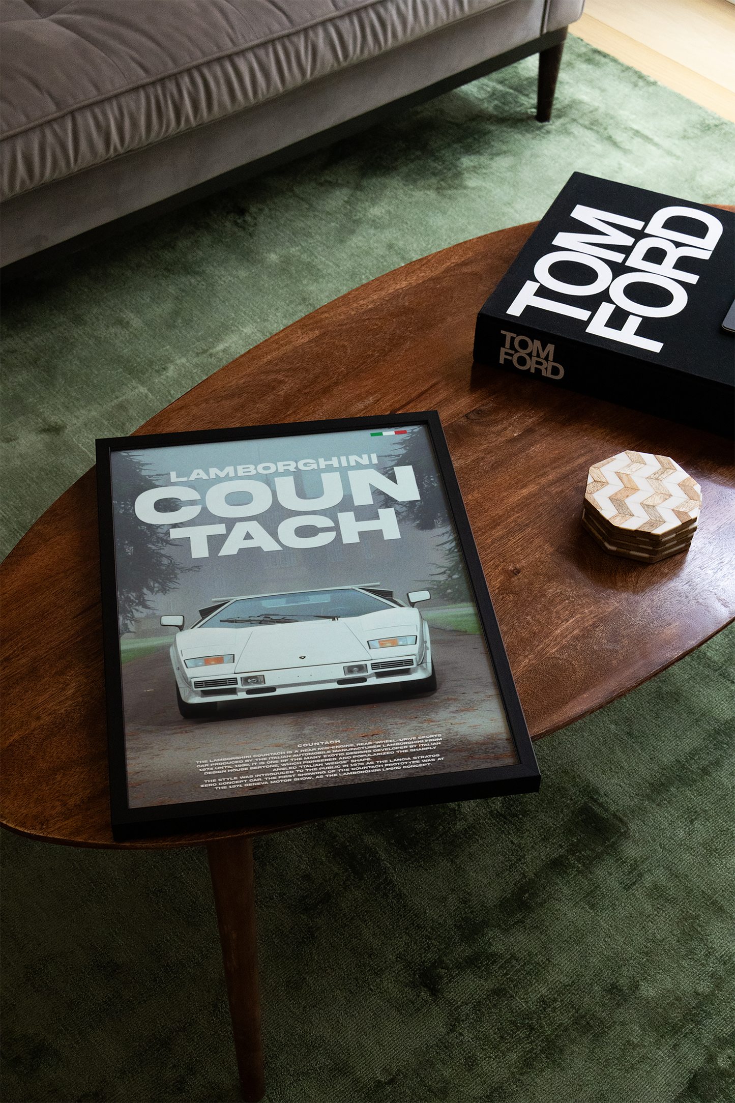 Lamborghini Countach Concept Poster