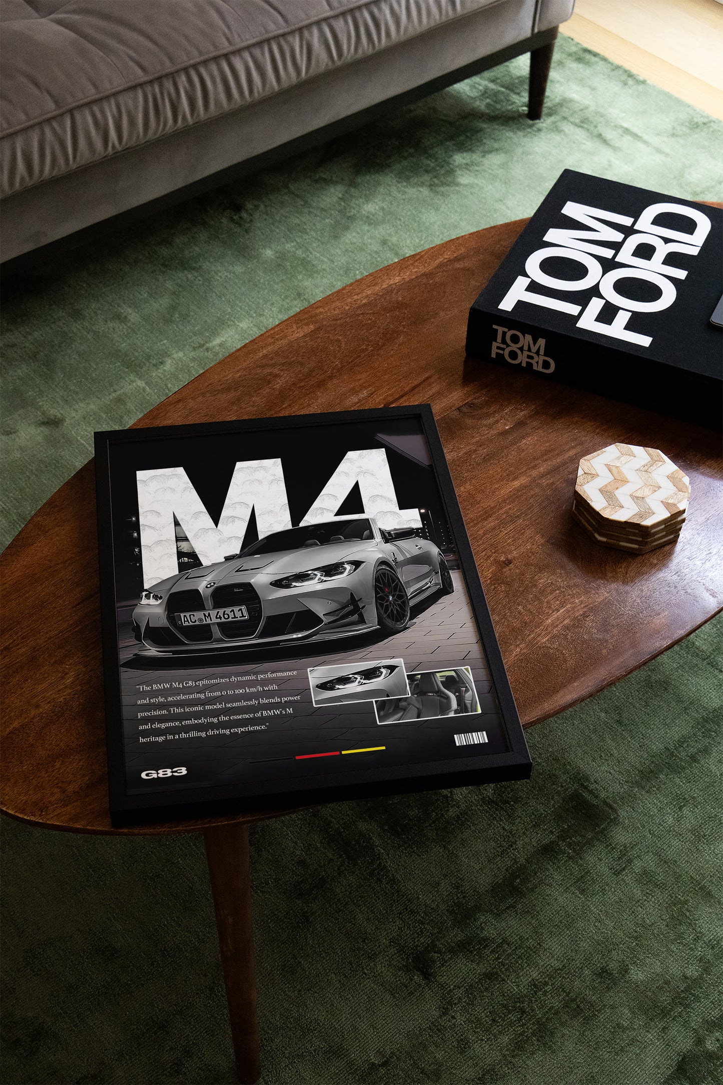 BMW M4 Details Poster