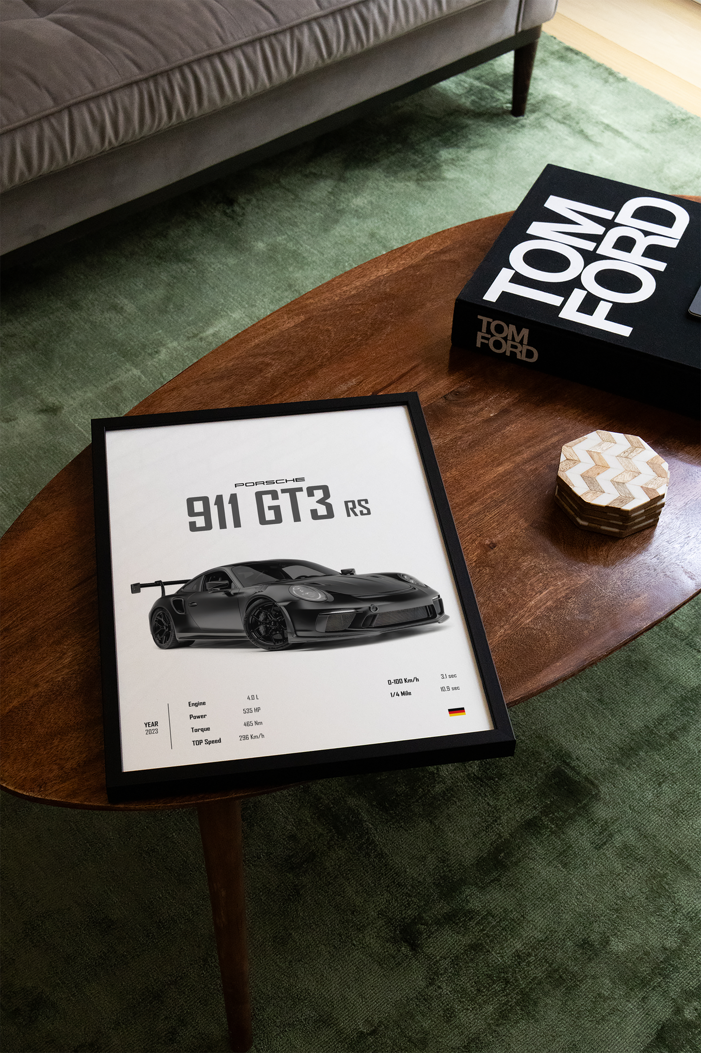 Porsche 911 GT3 RS 'CORE' Poster