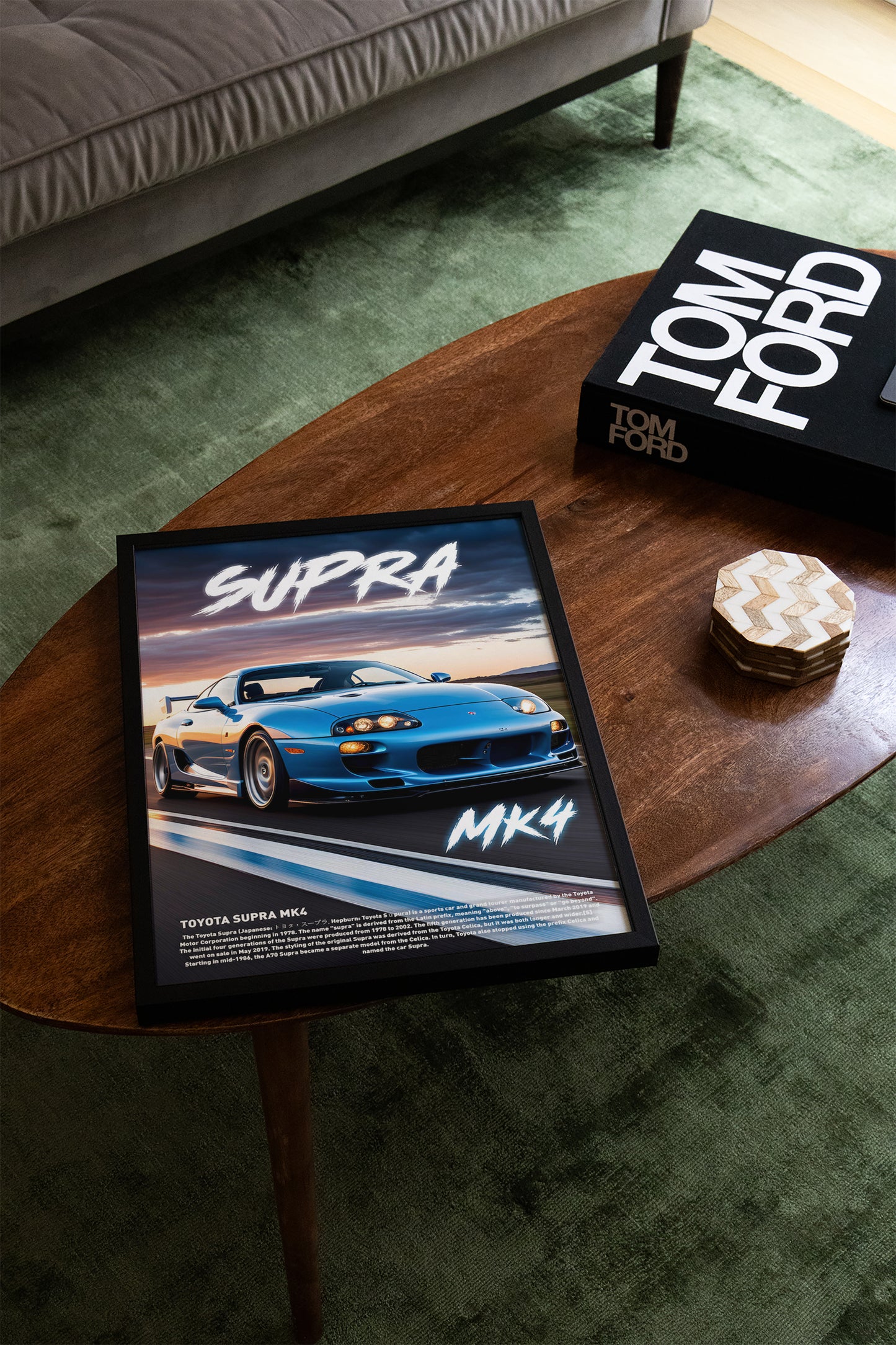 Toyota Supra Mk4 Concept Poster