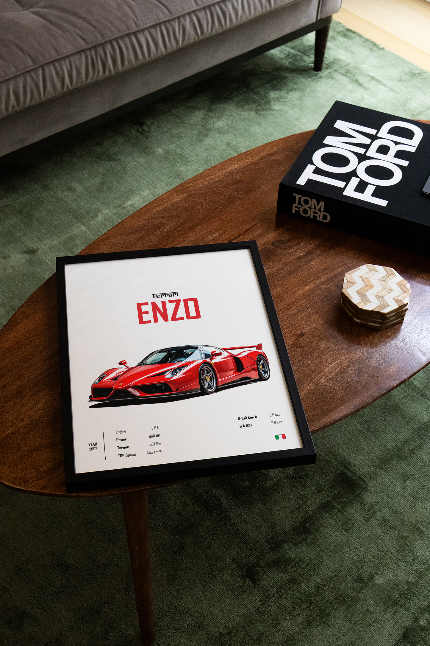 Ferrari Enzo 'CORE' Poster