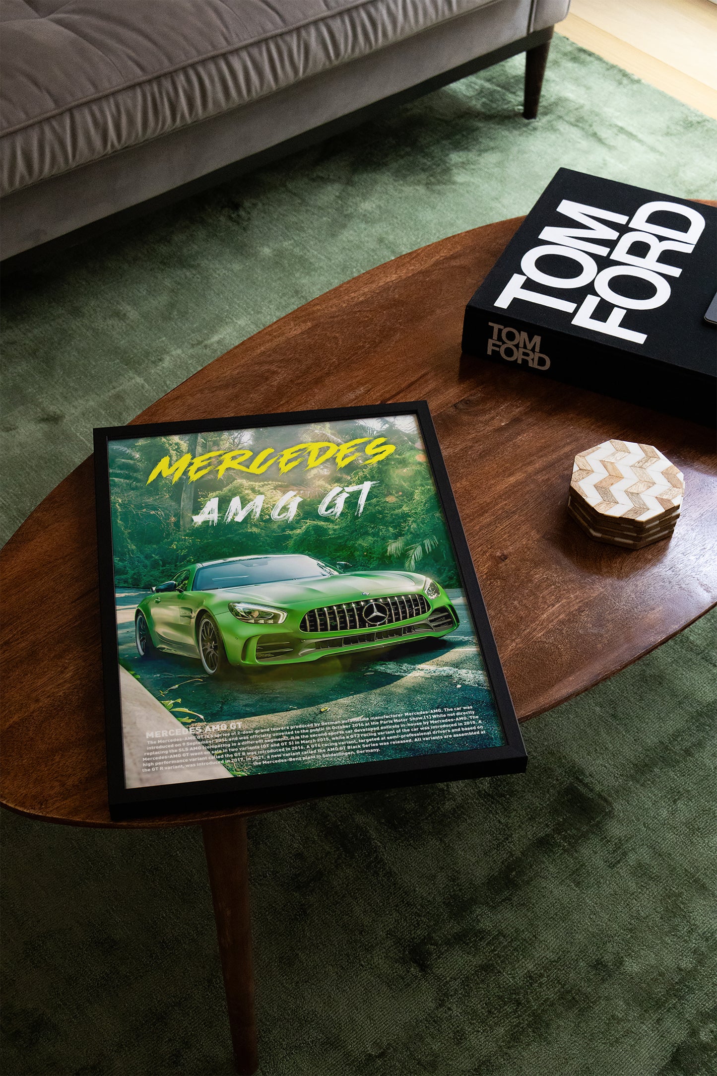 Mercedes AMG GT Concept Poster