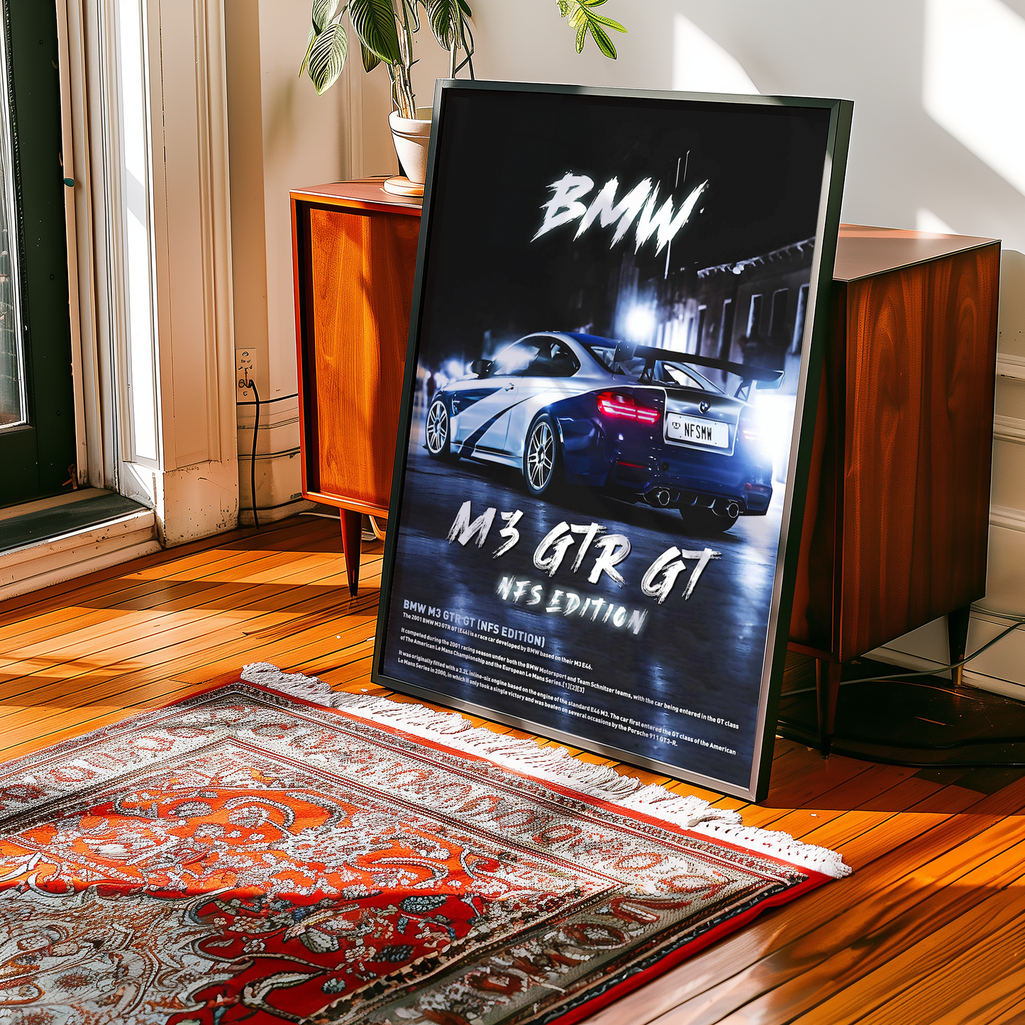 BMW M3 GTR Concept Poster
