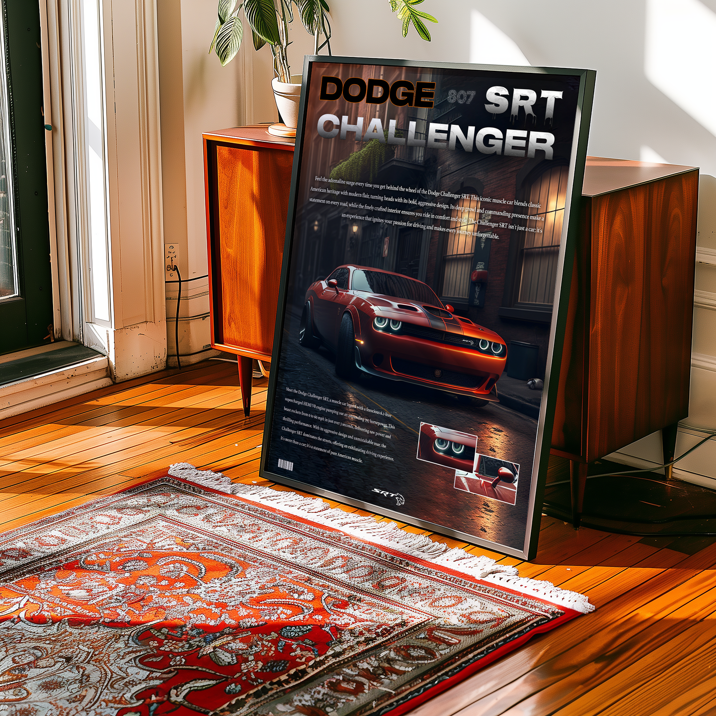 Dodge Challenger SRT Details Poster