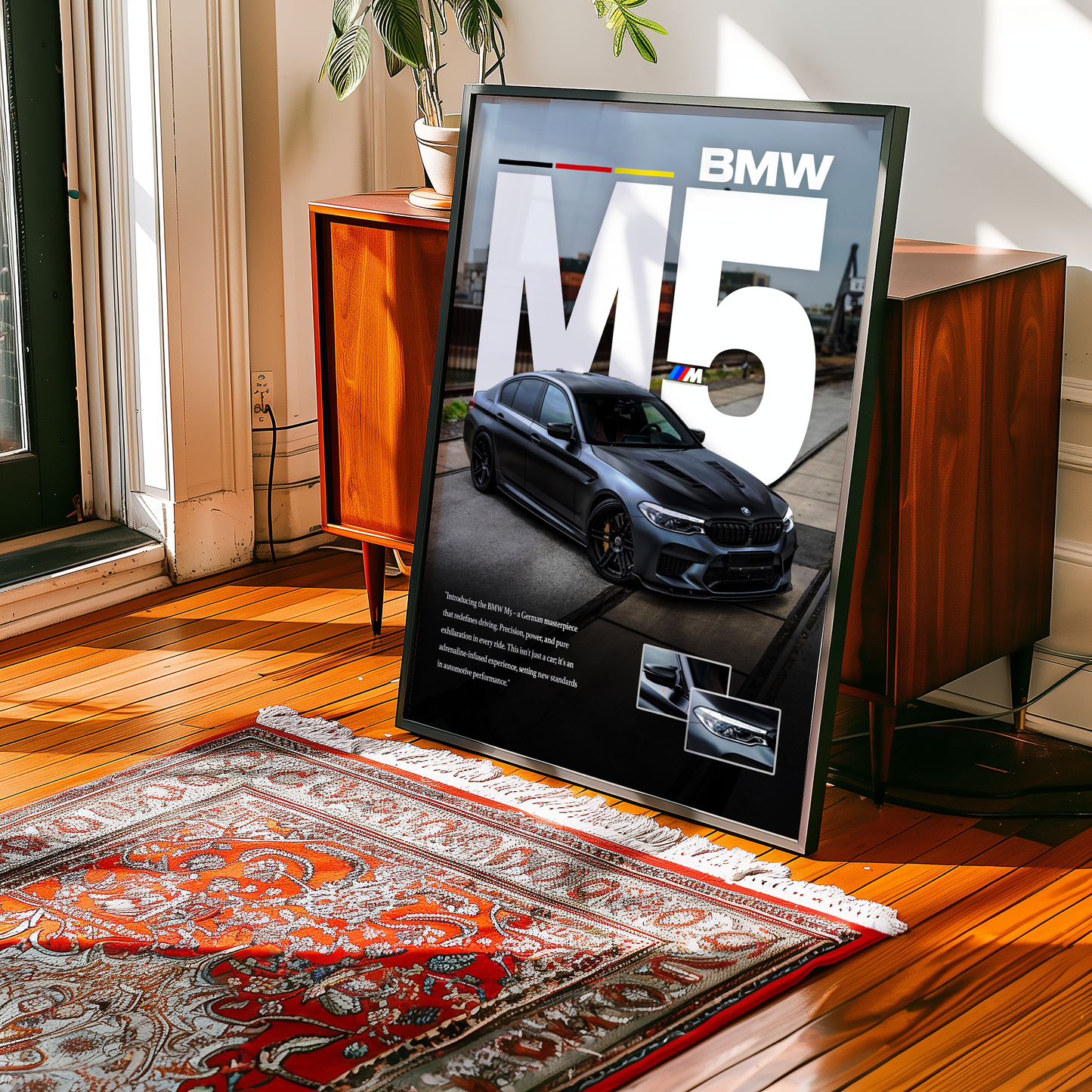 BMW M5 Details Poster
