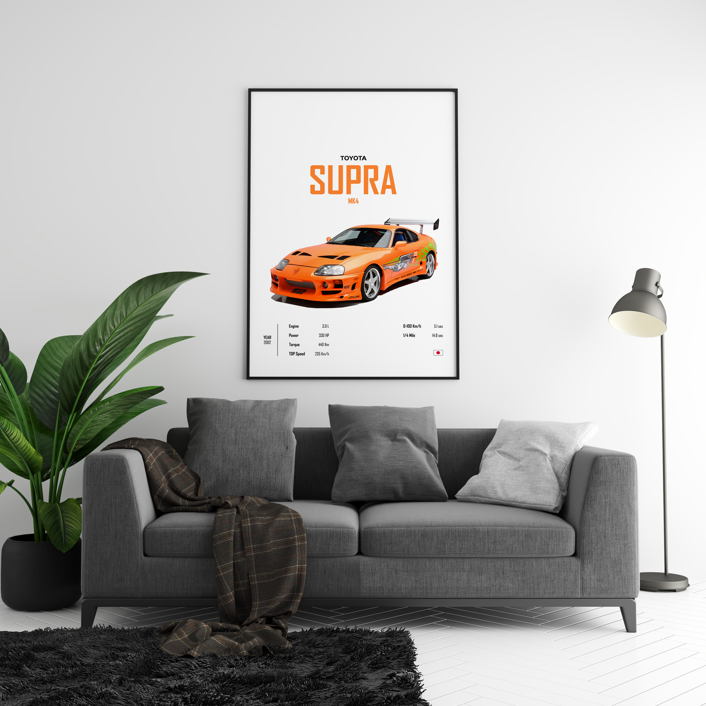 Toyota Supra MK4 'CORE' Poster