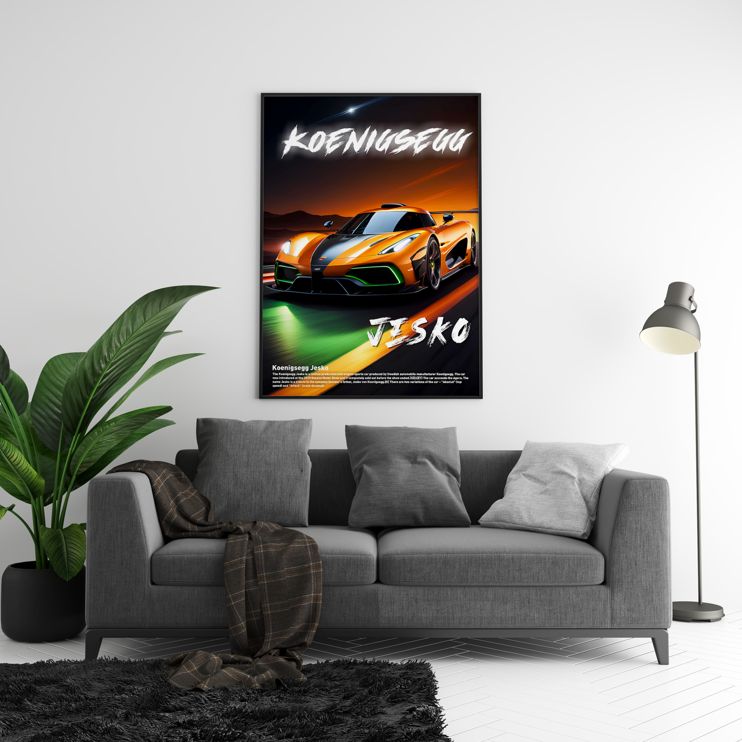 Koenigsegg Jesko Concept Poster