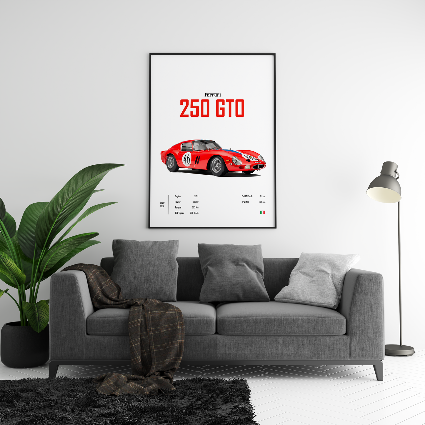 Ferrari 250 GTO 'CORE' Poster