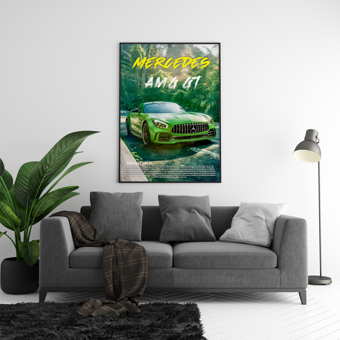 Mercedes AMG GT Concept Poster
