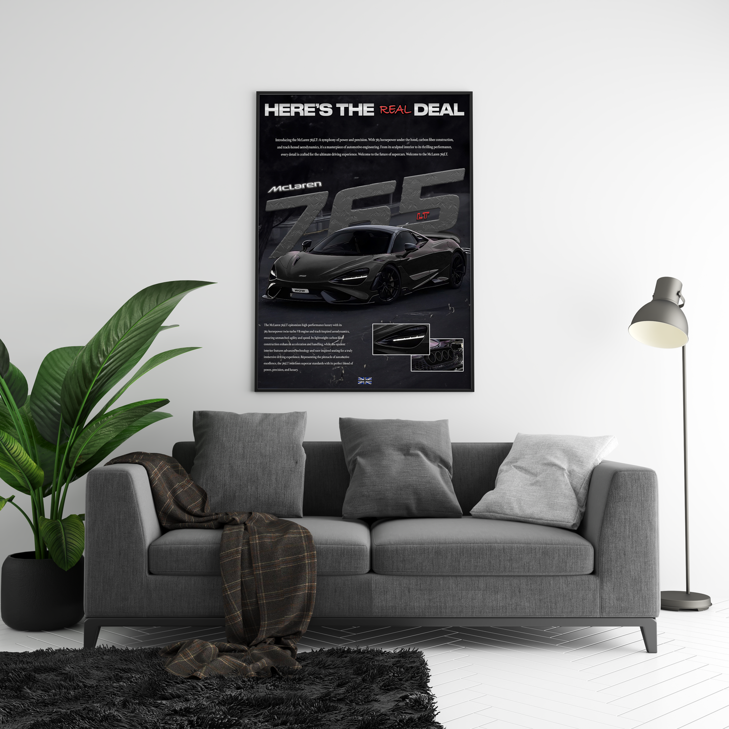 McLaren 765LT Details Poster