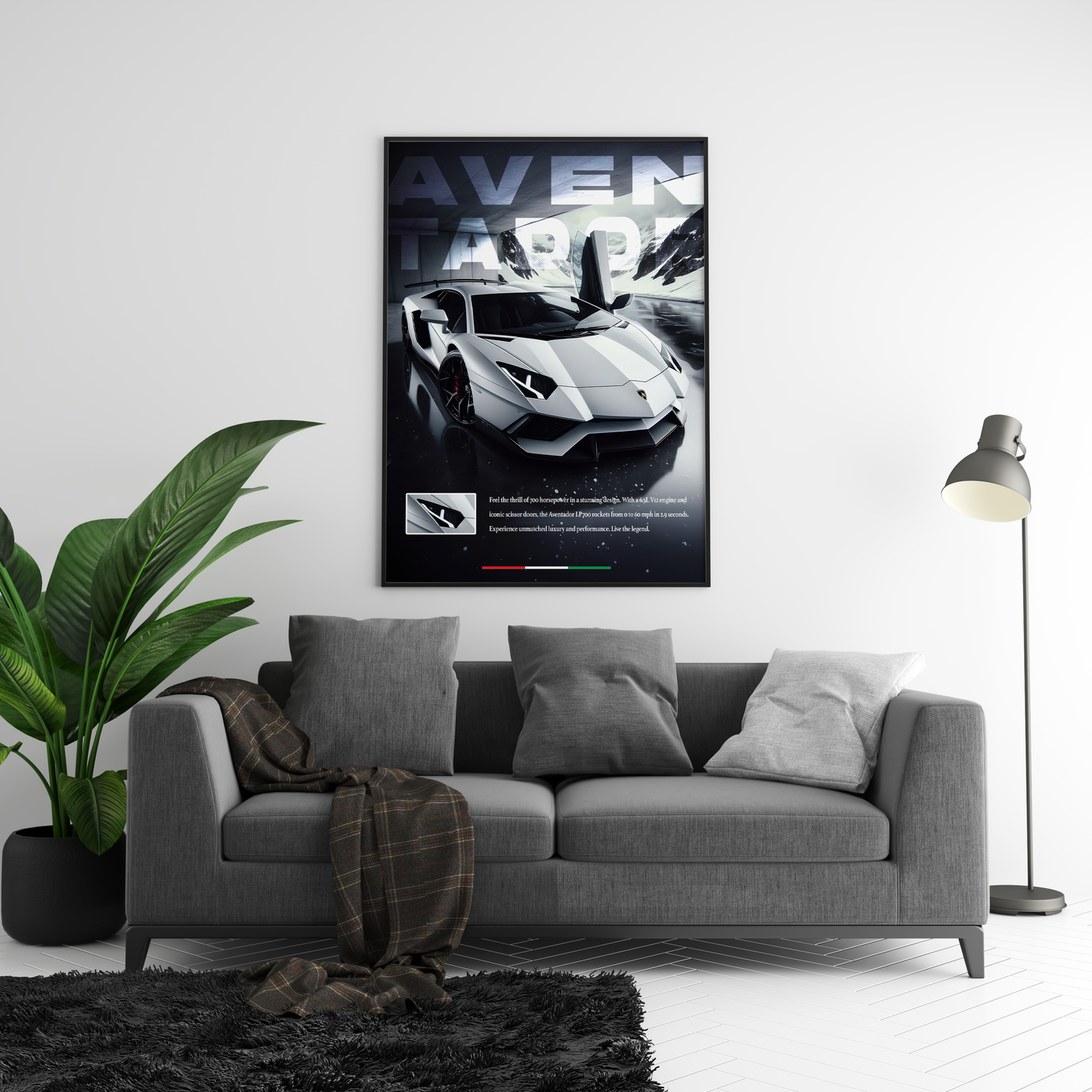 Lamborghini Aventador Concept Poster
