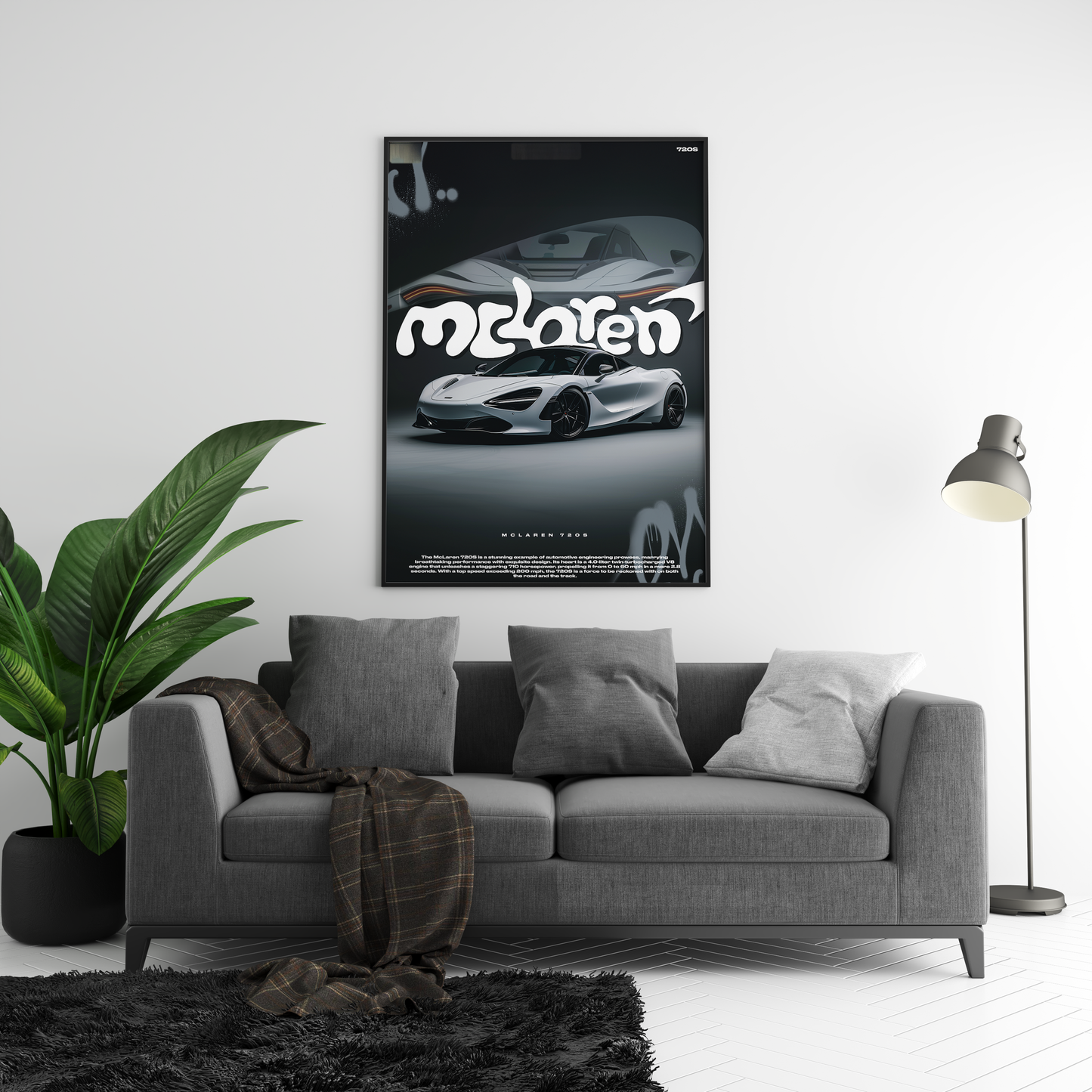 McLaren 720S Concept Poster