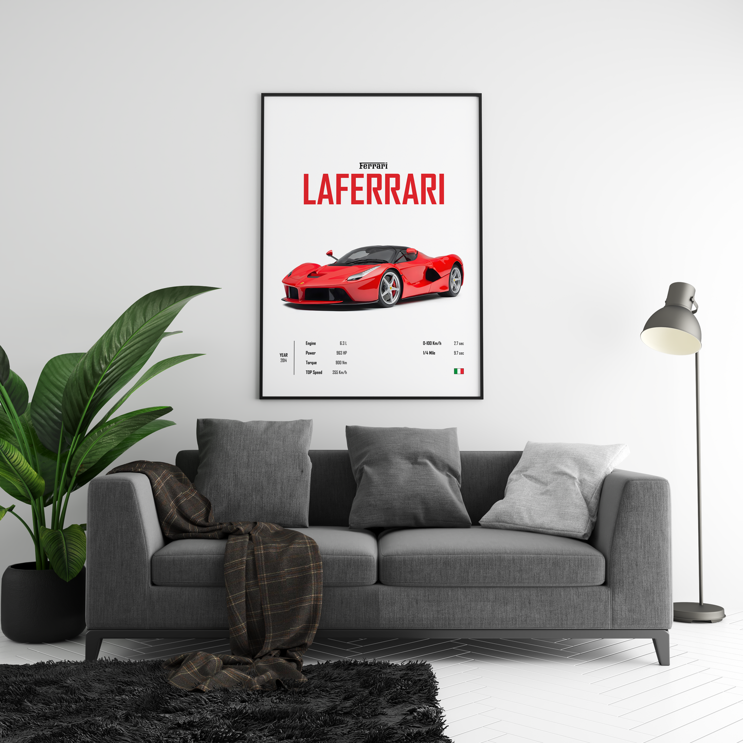 Ferrari LaFerrari 'CORE' Poster