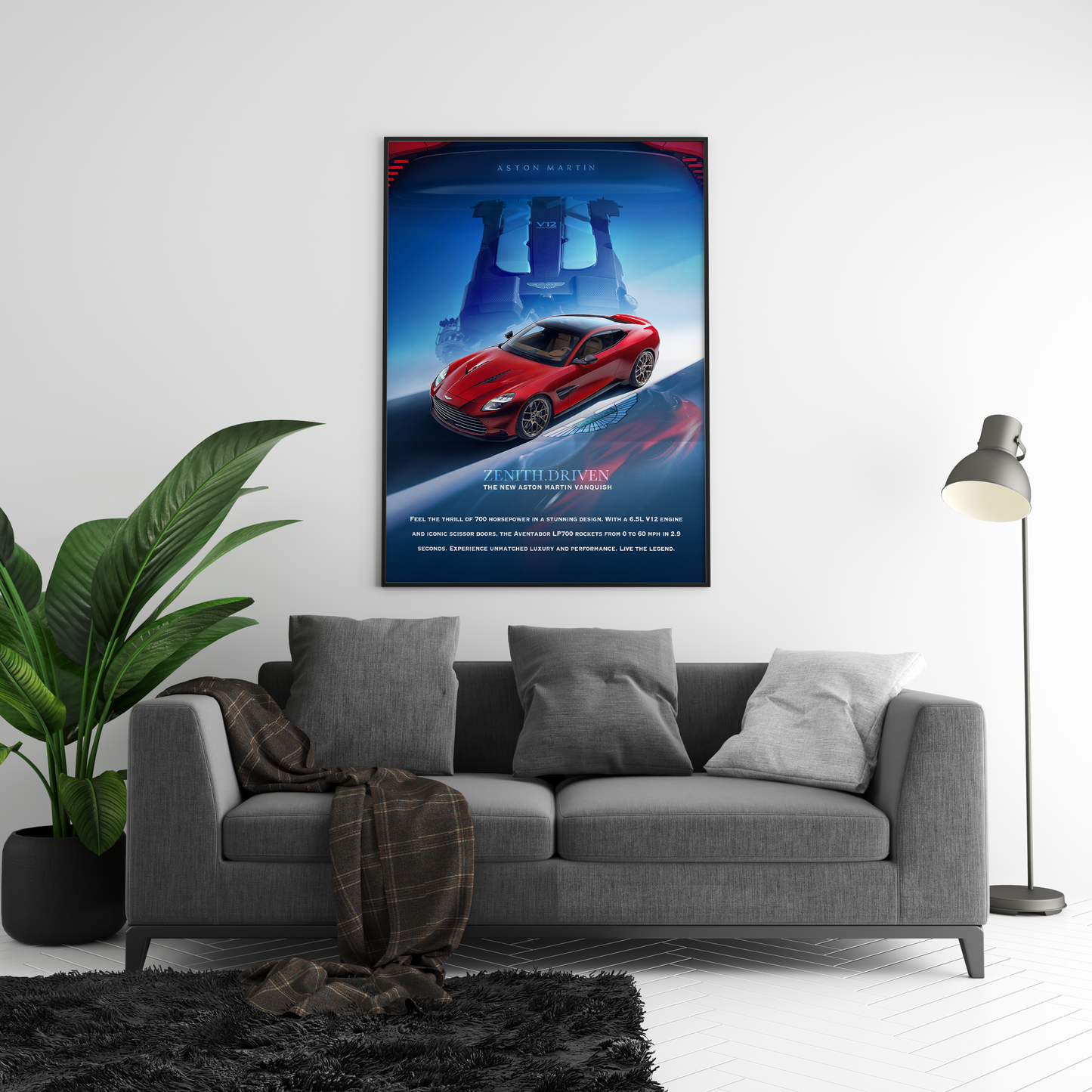 Aston Martin Vanquish Concept Poster