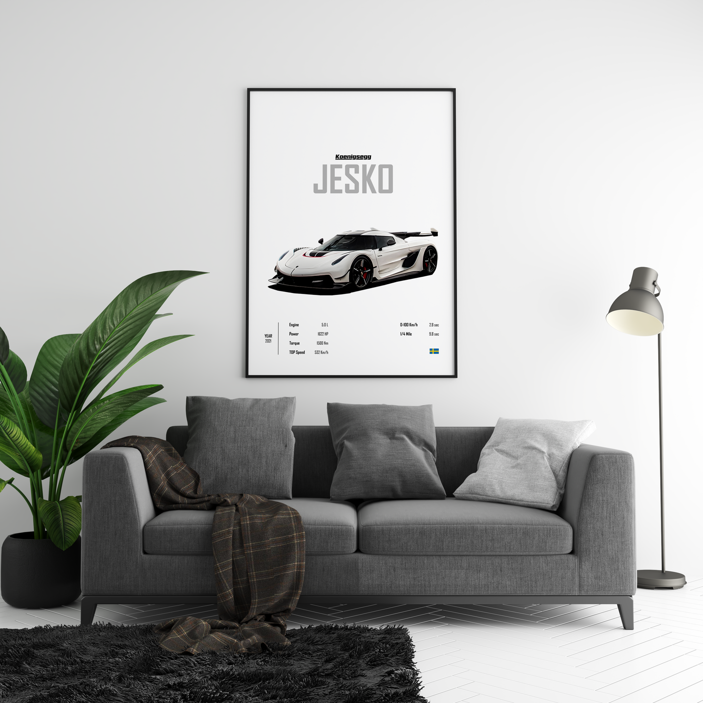 Koenigsegg Jesko 'CORE' Poster